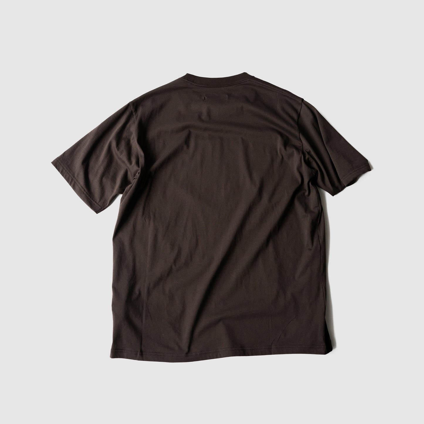 ssstein/ SUVIN COTTON BASIC TEE "DARK BROWN"
