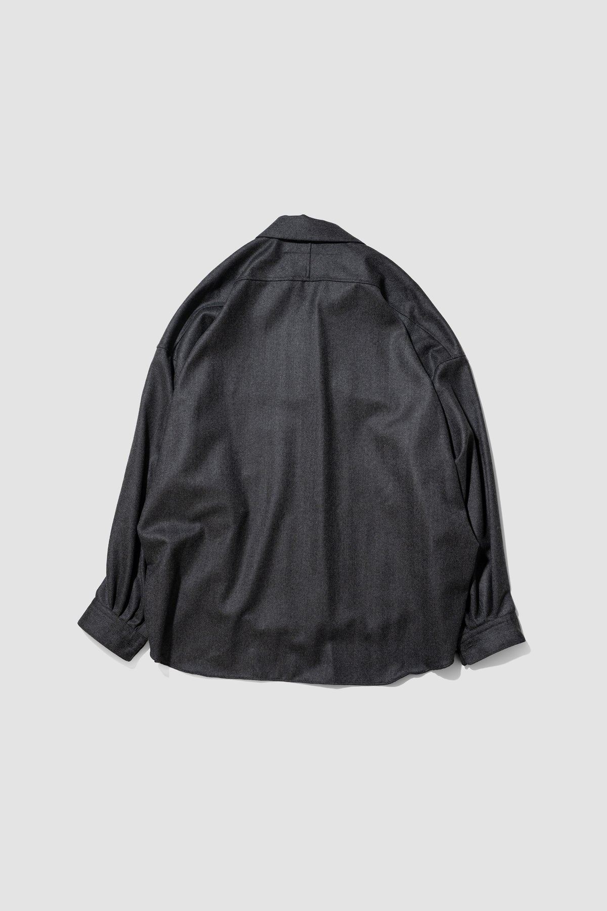 nonnotte/ Draping Shirt 001 "Charcoal Top"