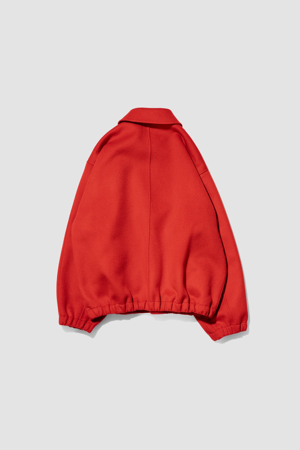 ssstein/ W/CA DOUBLE FACE CLOTH ZIP JACKET "RED"