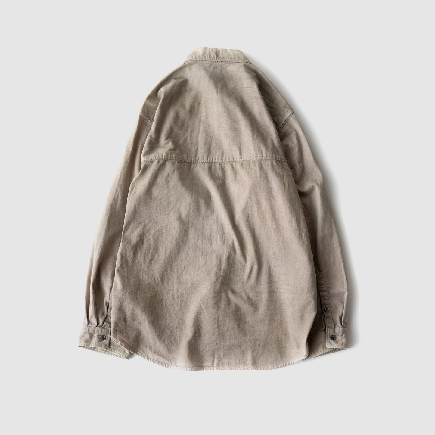 ANCELLM / DENIM DRESS SHIRT "SAND"
