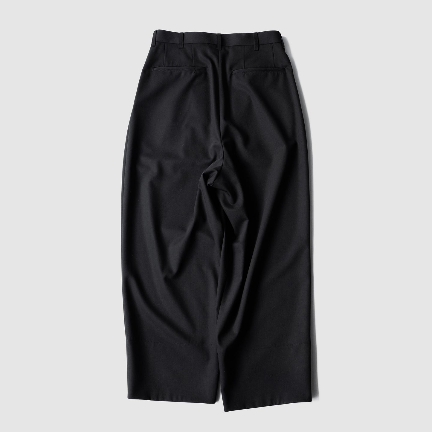 SEEALL/ 80S TACK PANTS "BLACK"