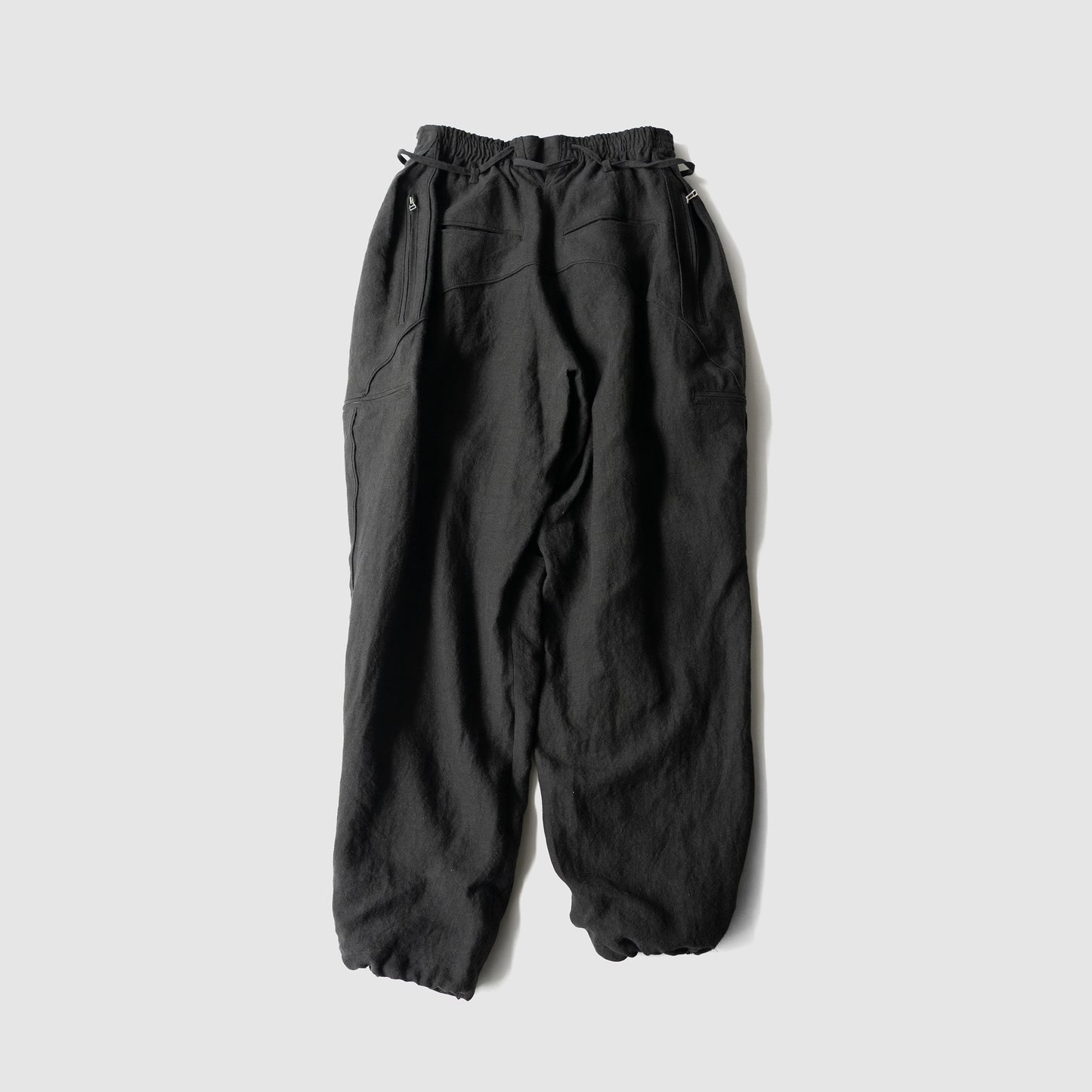 BIBLIOTHERK / TRACK TROUSERS "BLACK"