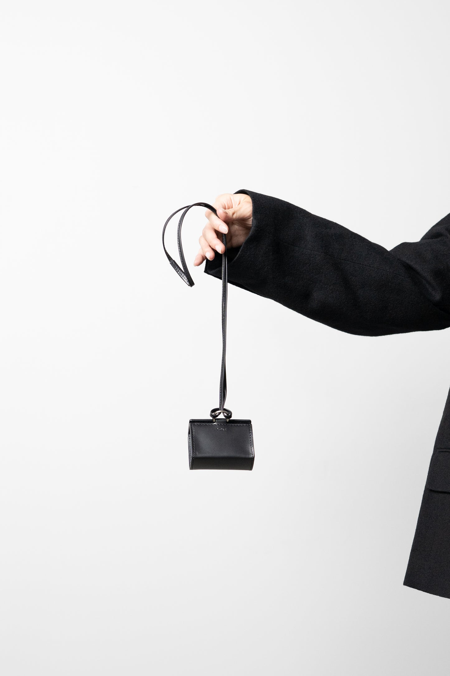 YOKE/ ×TSUCHIYA KABAN Earphone Case Necklace "BLACK"
