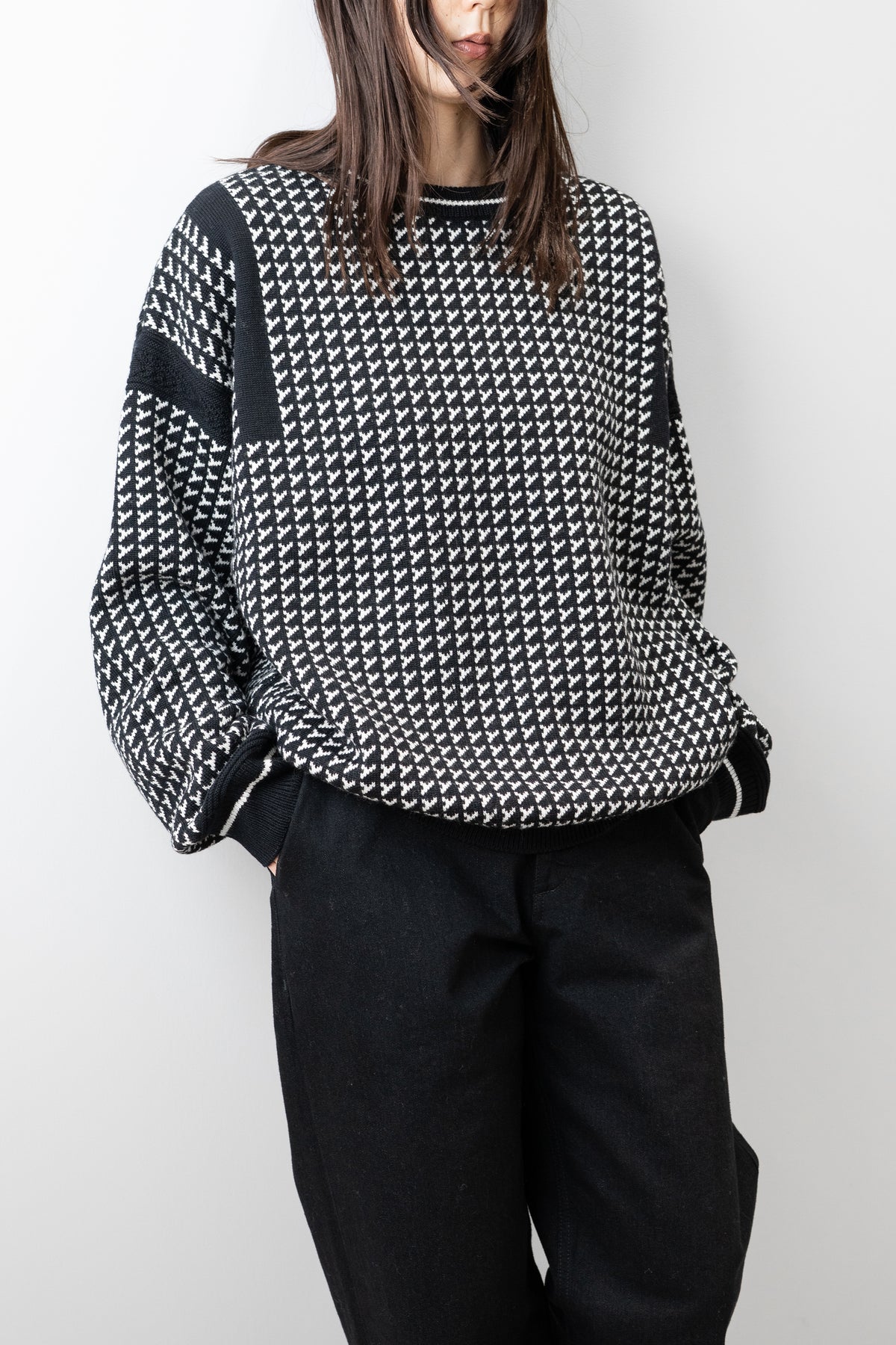 YASHIKI / Shinsetsu Knit "BLACK"