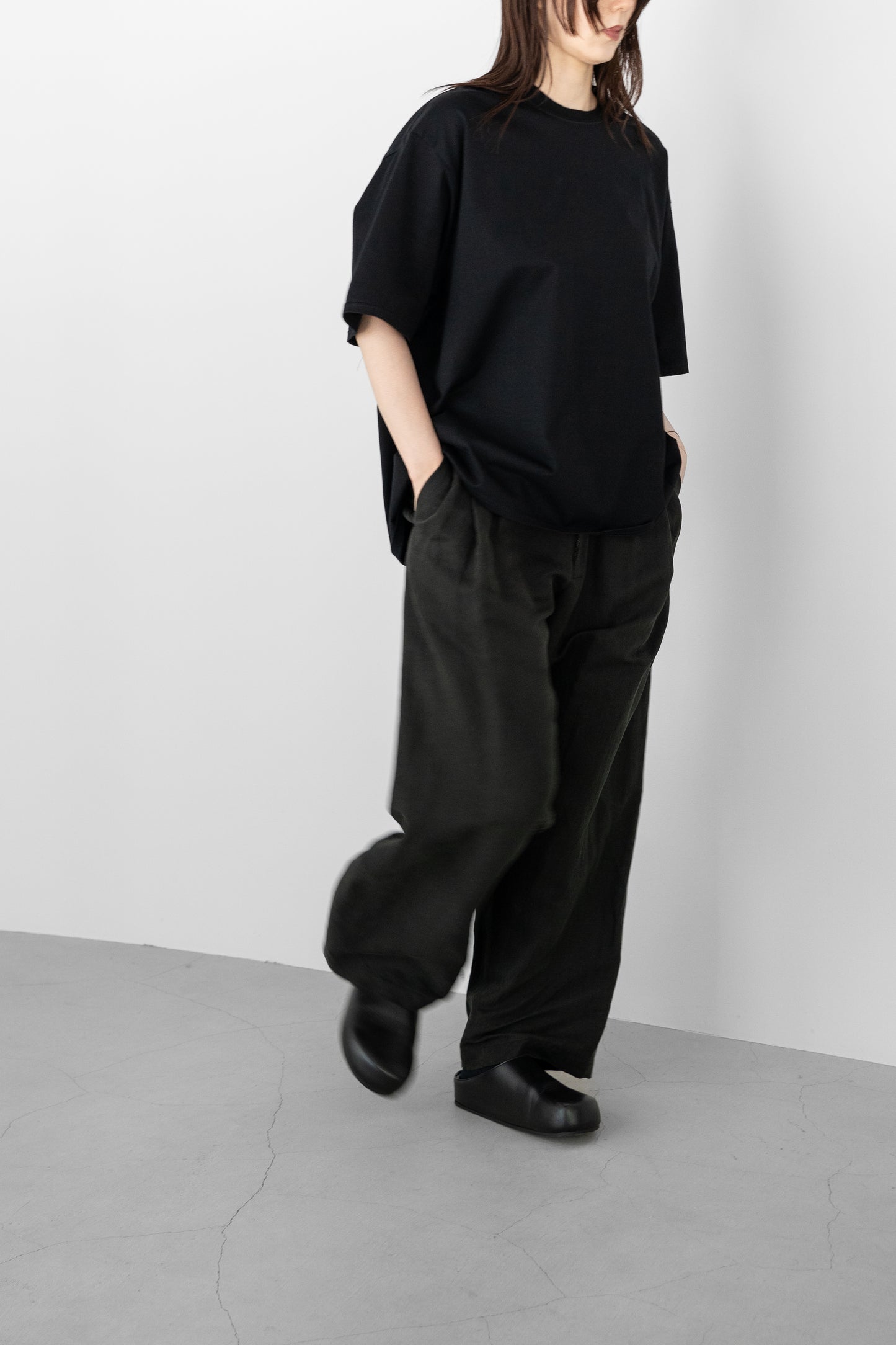 Antwort / COTTON JERSEY S/S TEE "BLACK"