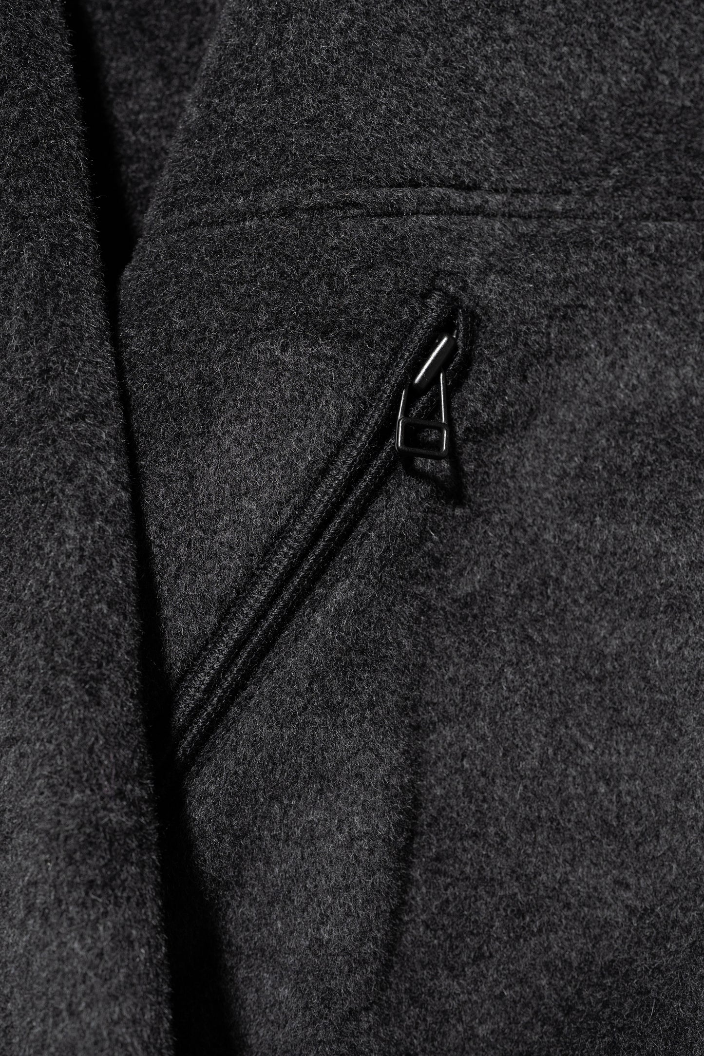 Omar Afridi / ROUY HALF ZIP "CHARCOAL"