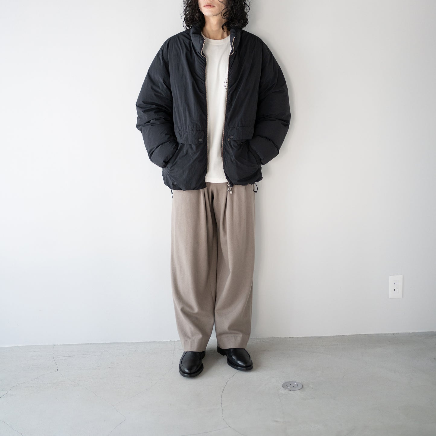 F/CE. / GARMENT DYE DOWN JK "Black"