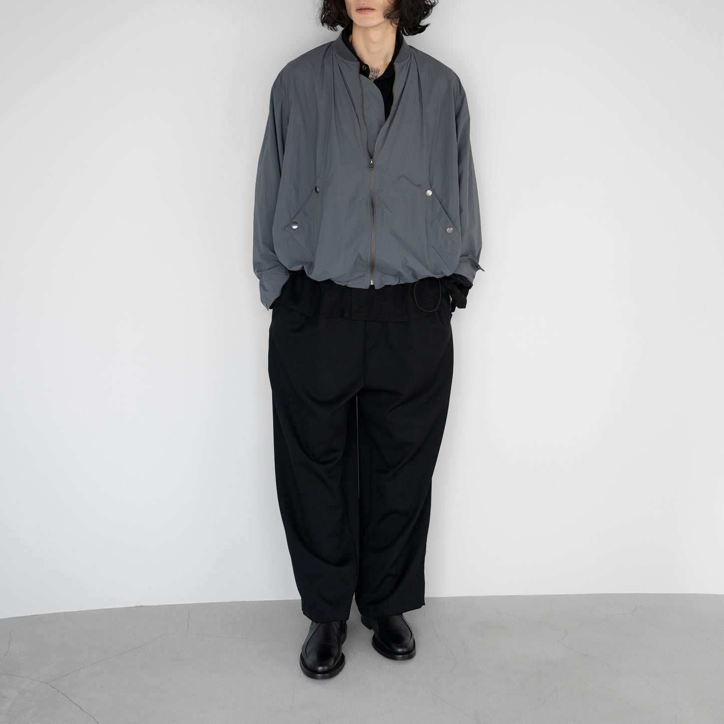 Antwort / NYLON FLIGHT JACKET "GREY"