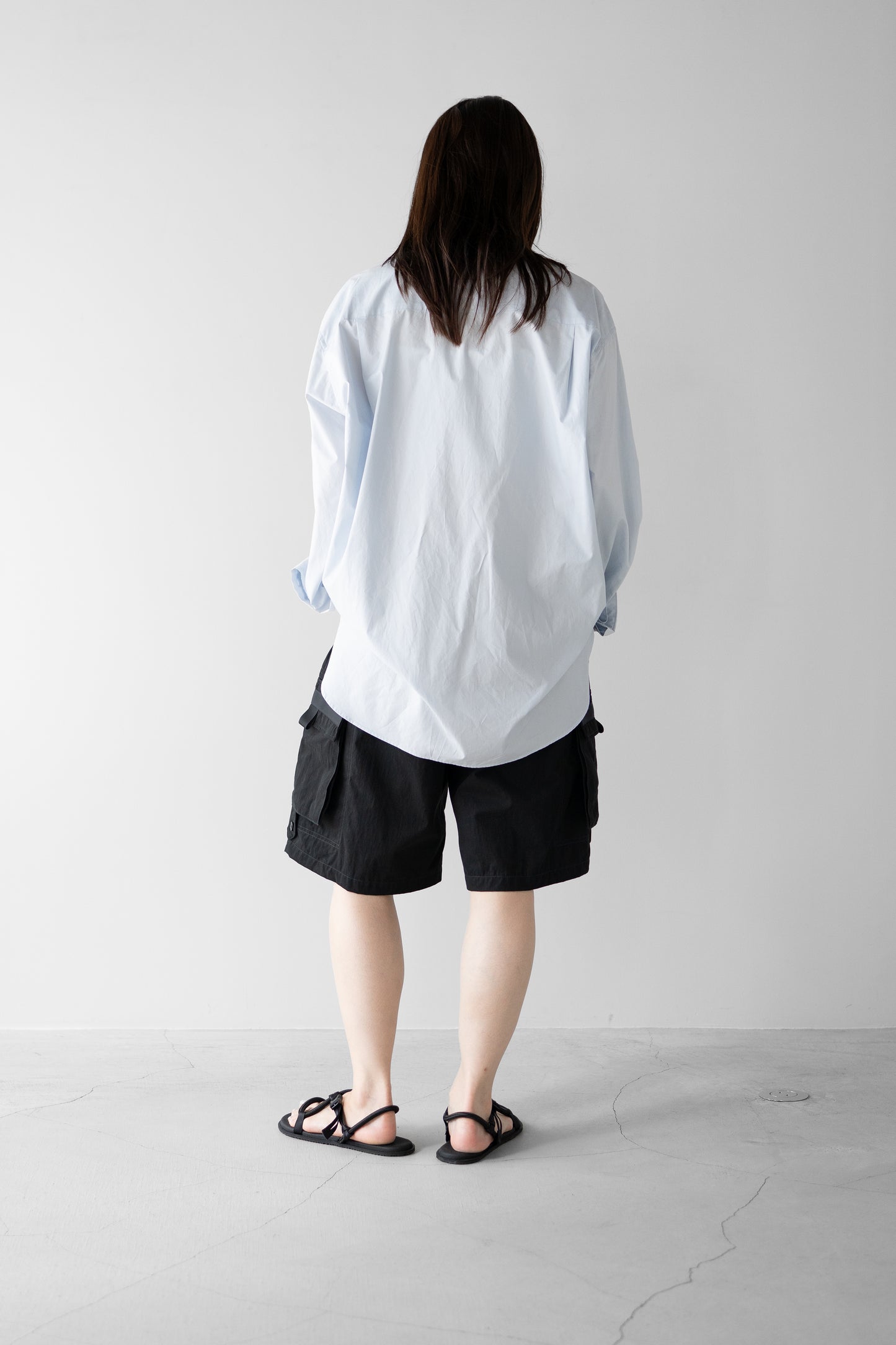 ESSAY/ UTILITY CARGO SHORT PANTS "Black"
