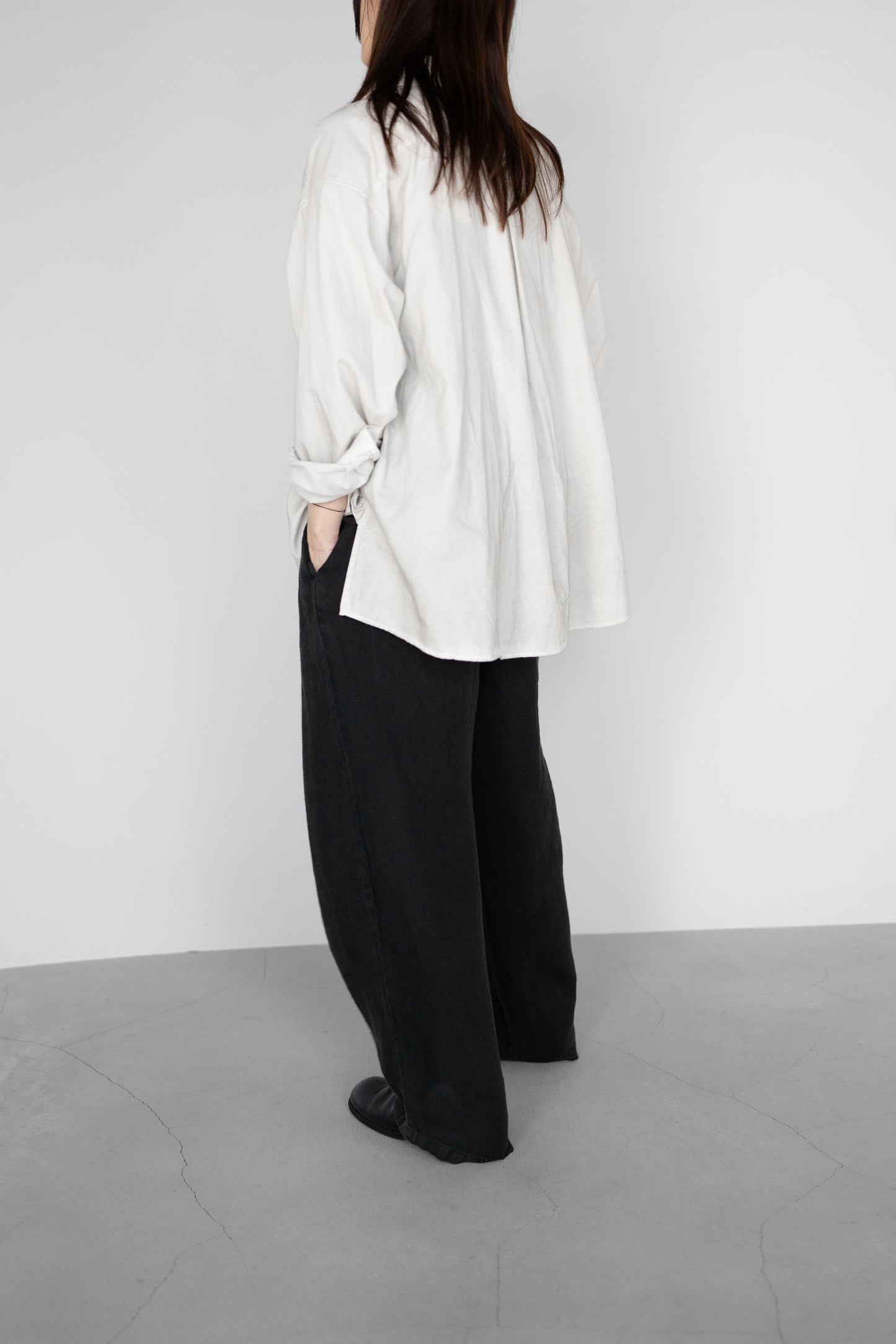 ANCELLM / L.T OZ DENIM SHIRT "G.WHITE"