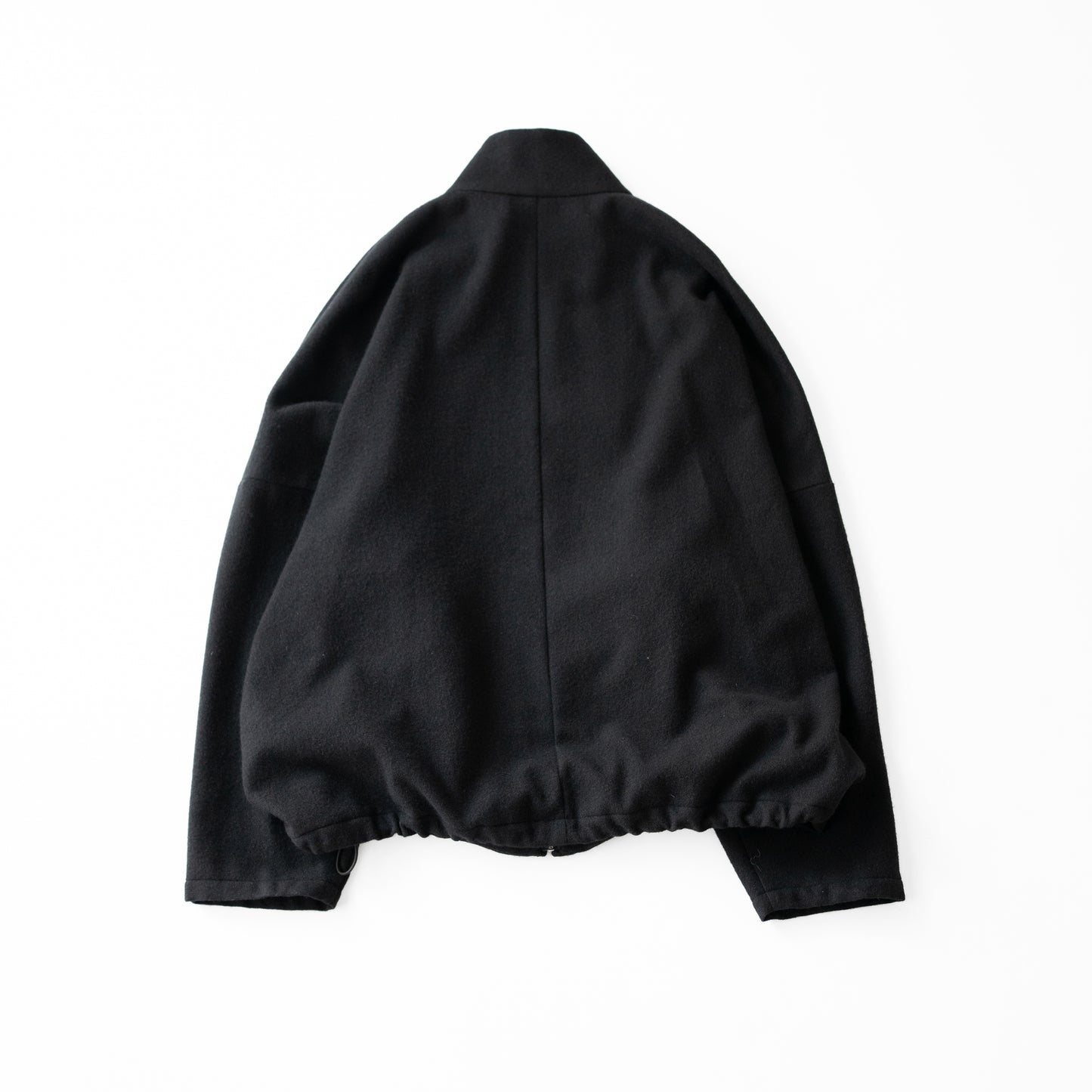 Blanc YM/ CASHMERE ZIP JACKET "BLACK"