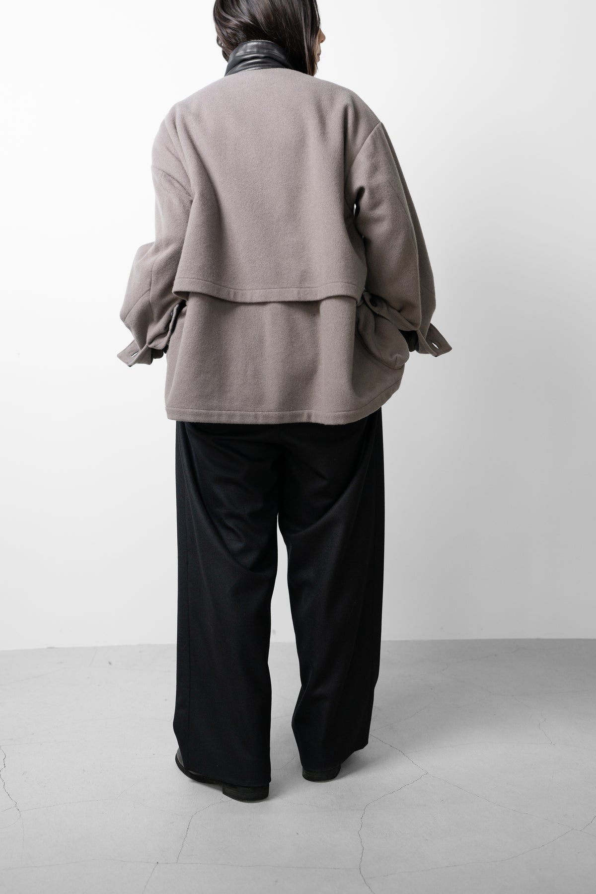 Afiit / COVERALL JACKET "GREIGE"