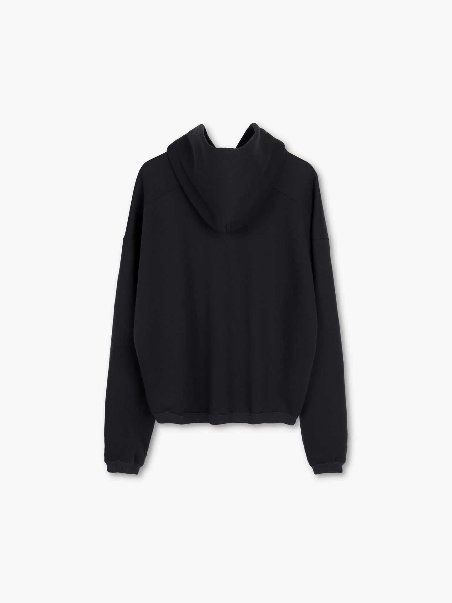 VUJA DÉ / Rhea Pullover Hoodie in Suvin Cotton "BLACK"