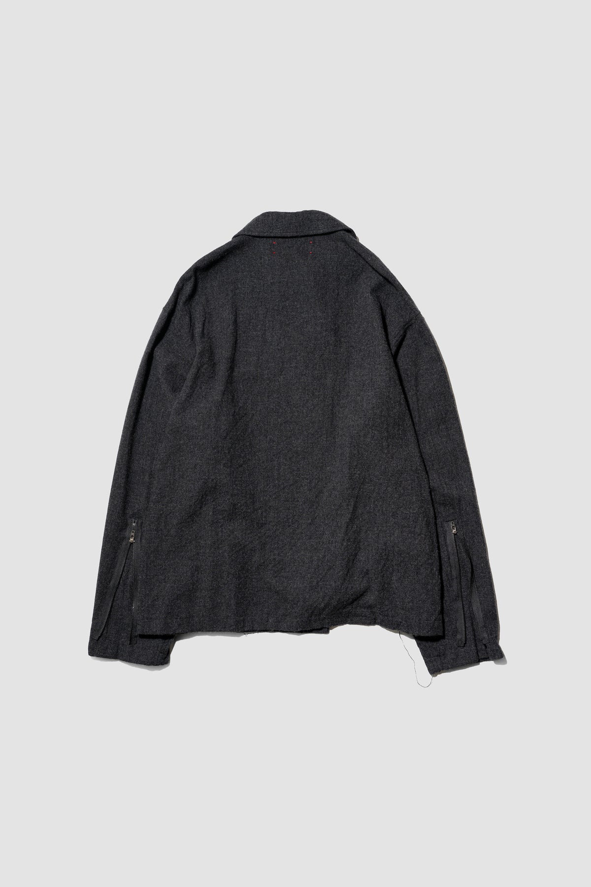 barbell object / zipper bl "charcoal"