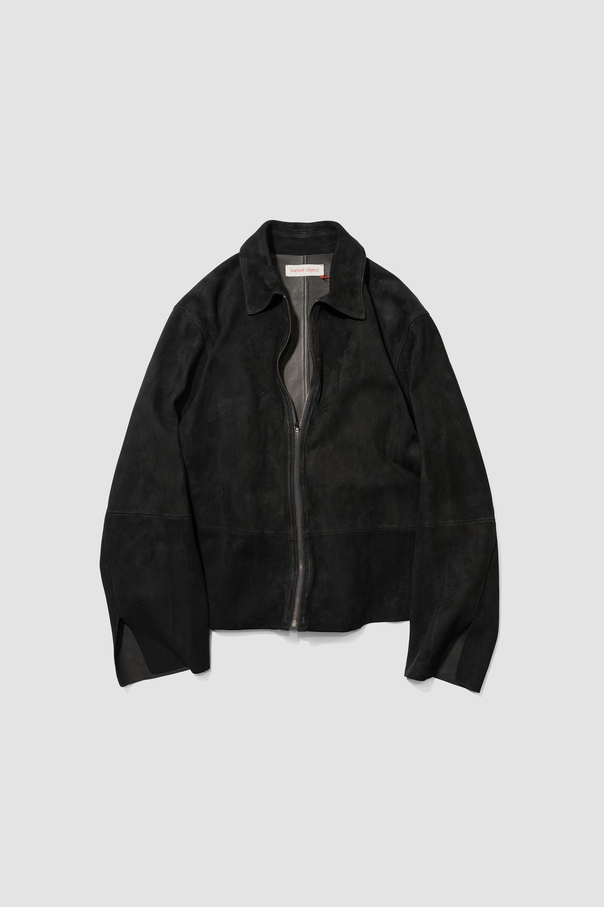 barbell object / leather jkt "black"