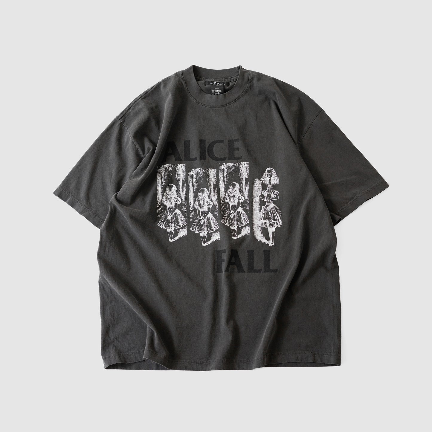 ESSAY/ OVERSIZED GARMENT DYE T-SHIRT "ALICE"