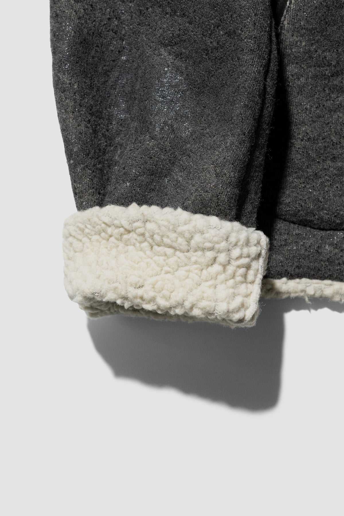 ANTHEM A/ CRACK WOOL BOA BOMBER JACKET "Carbon"