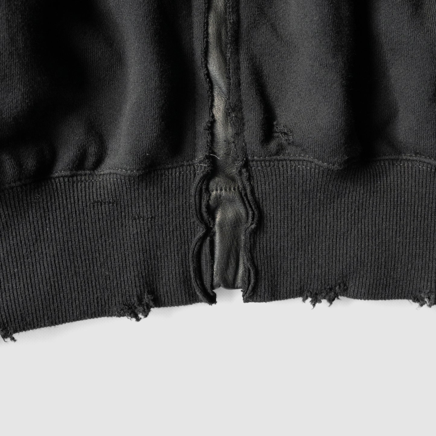 ssstein/ OVERSIZED RECONSTRUCTION SWEAT LS "BLACK"