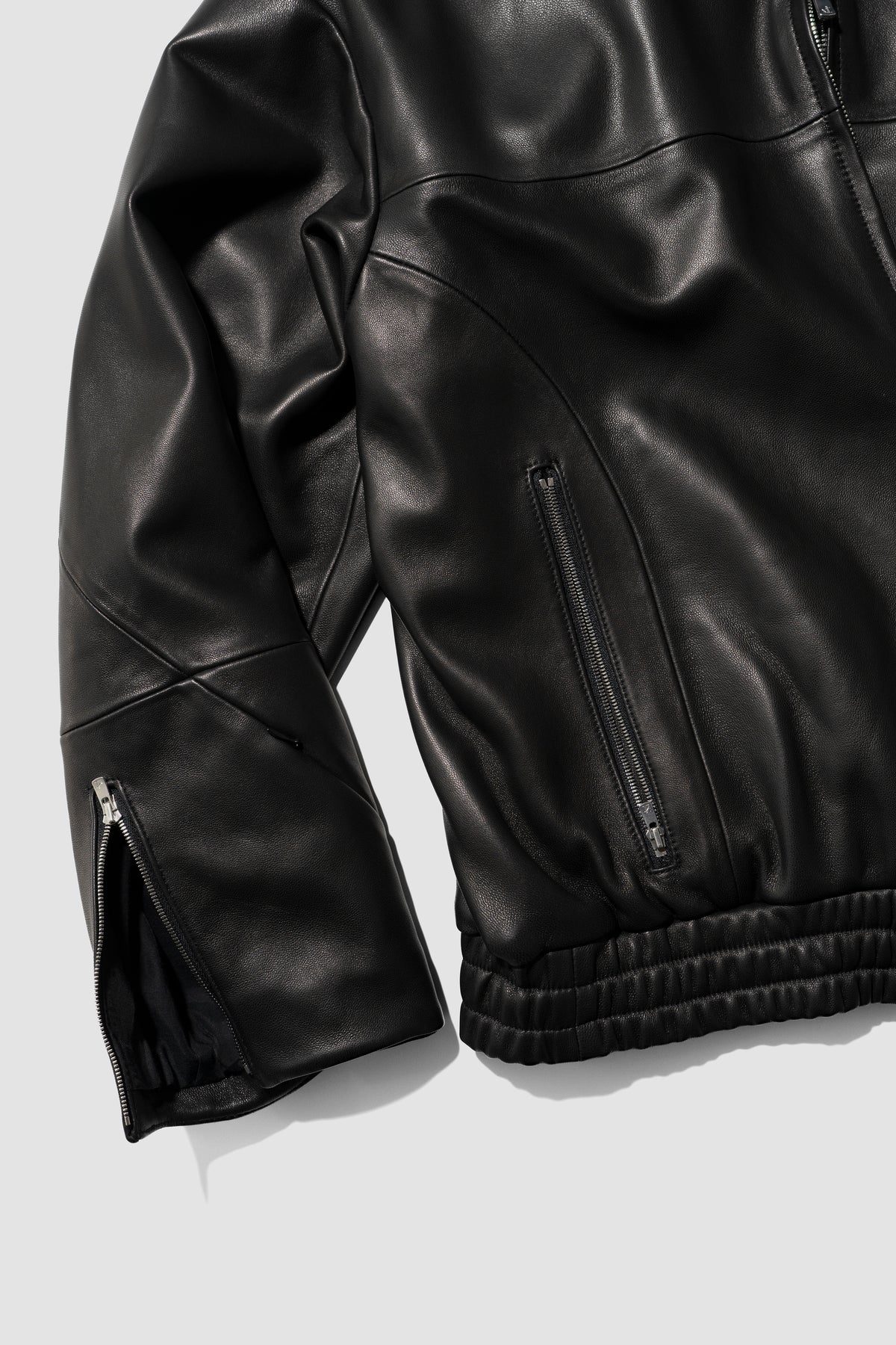 Afiit / LEATHER JACKET "BLACK"