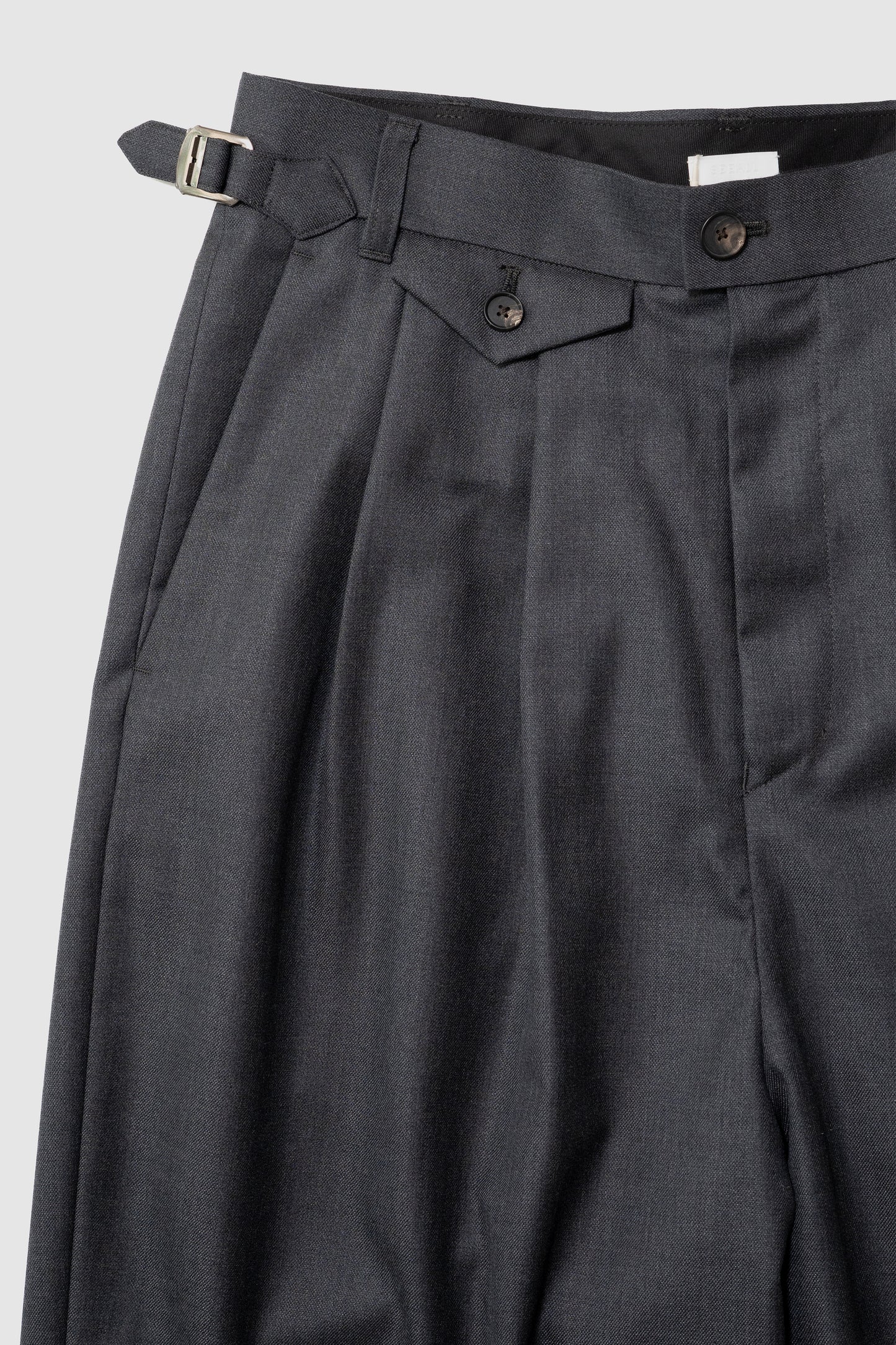 SEEALL/ 80'S PANTS "CHARCOAL"