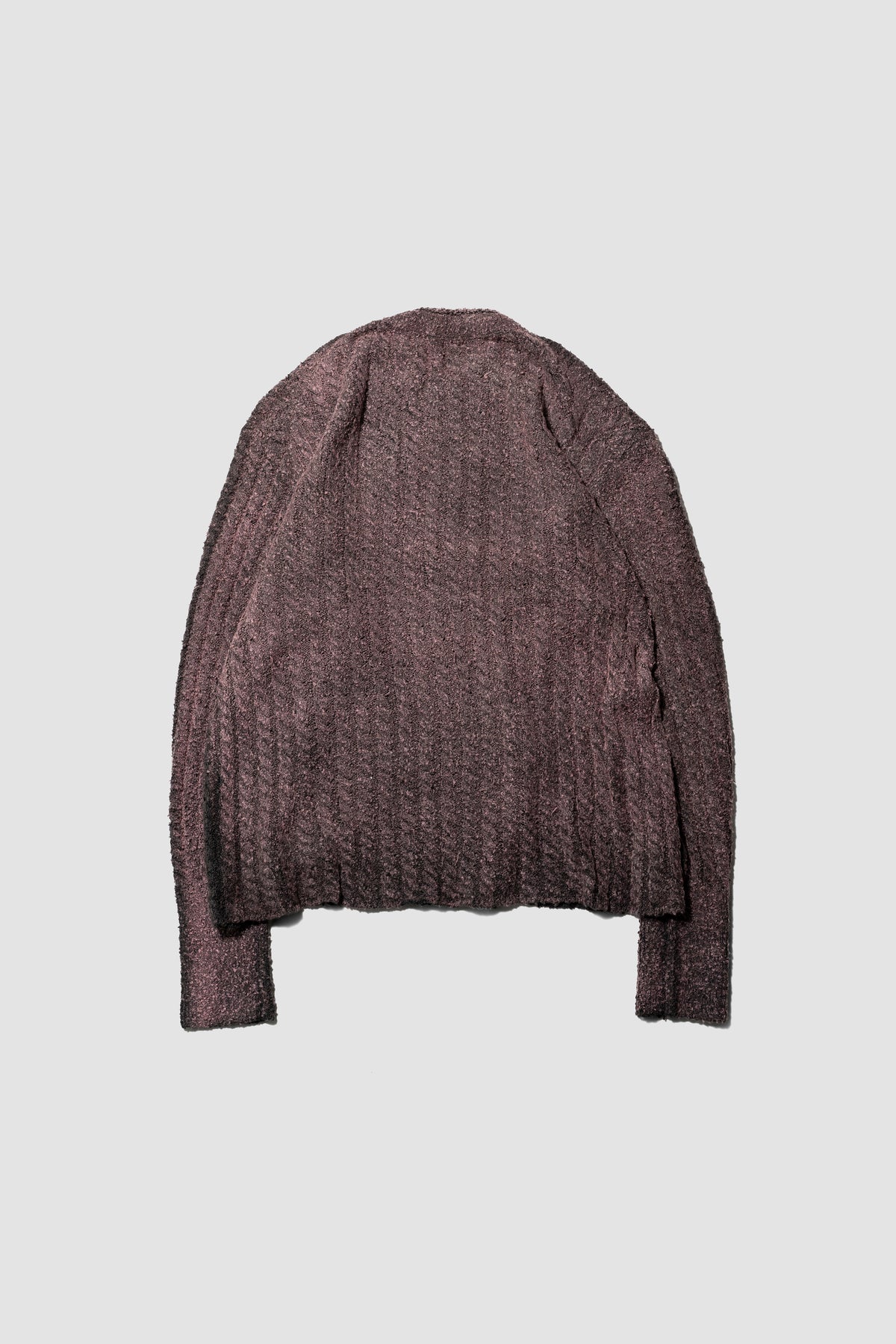 Kota Gushiken/ Bleach & Dye Cable Knit "Pink"