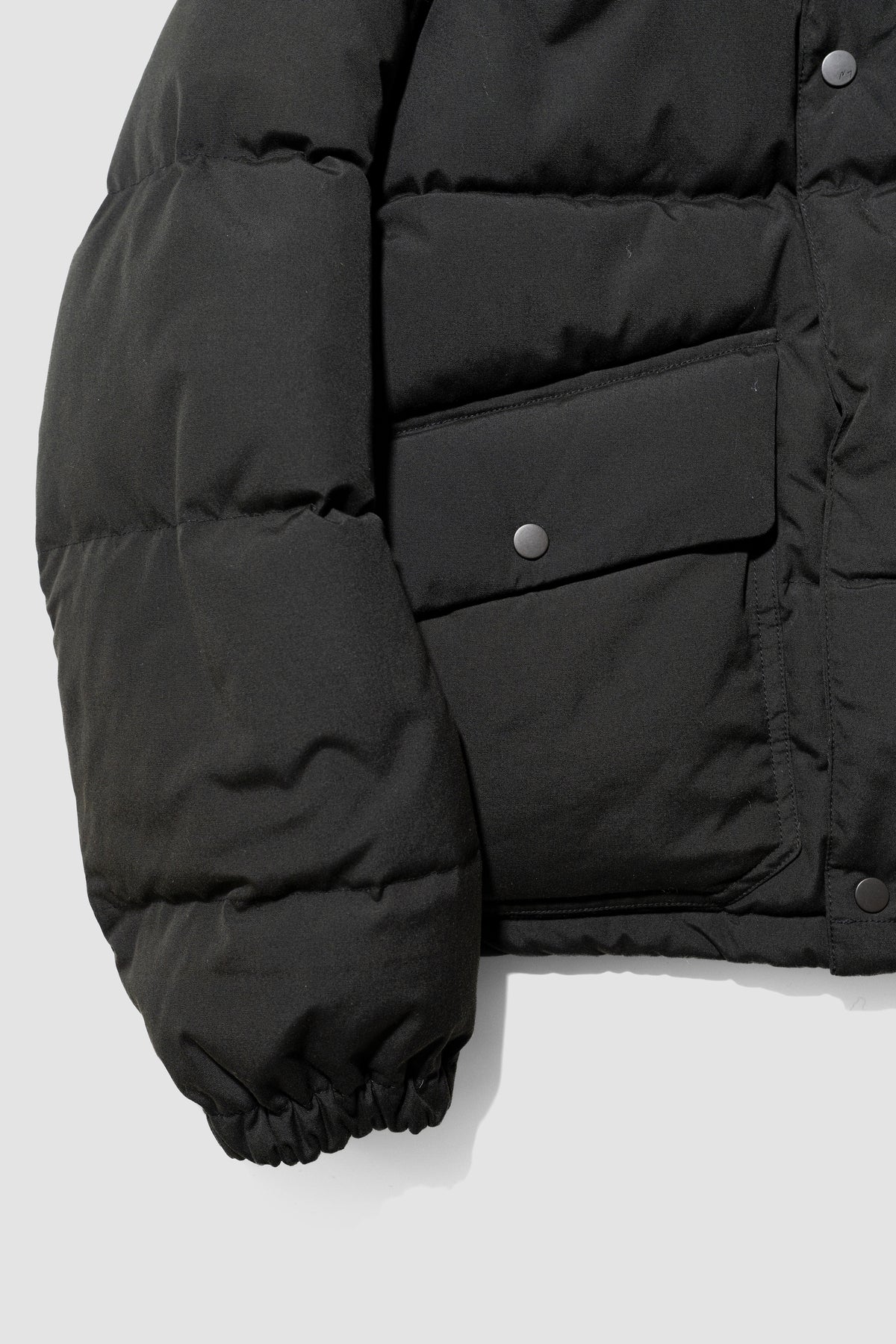 ANCELLM / AGING DOWN JACKET "BLACK"