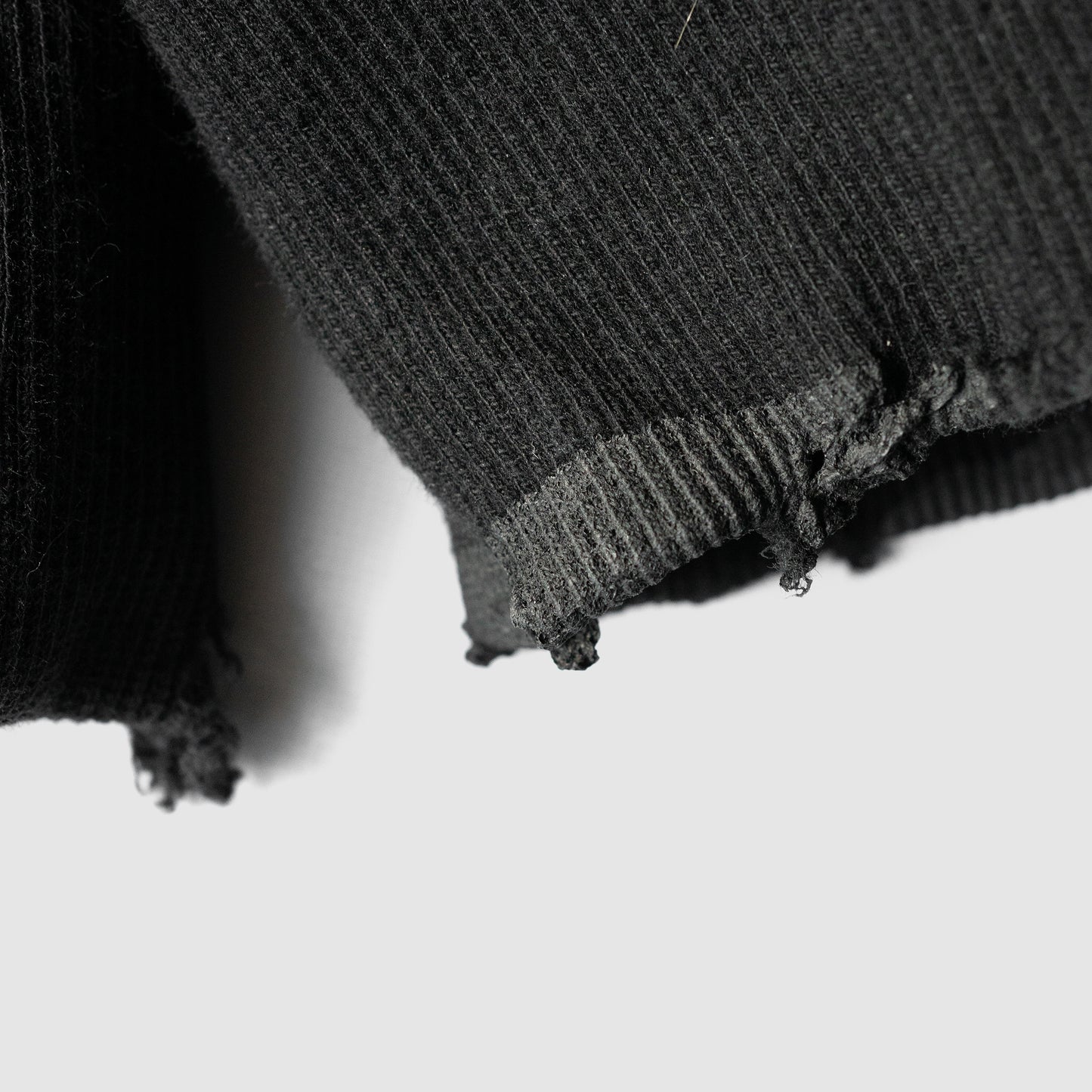 ssstein/ OVERSIZED RECONSTRUCTION SWEAT LS "BLACK"