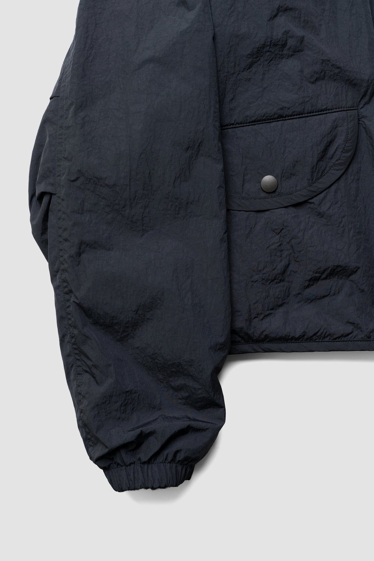 YOKE/ Wool Cashmere Fleece Reversible Blouson "Black"