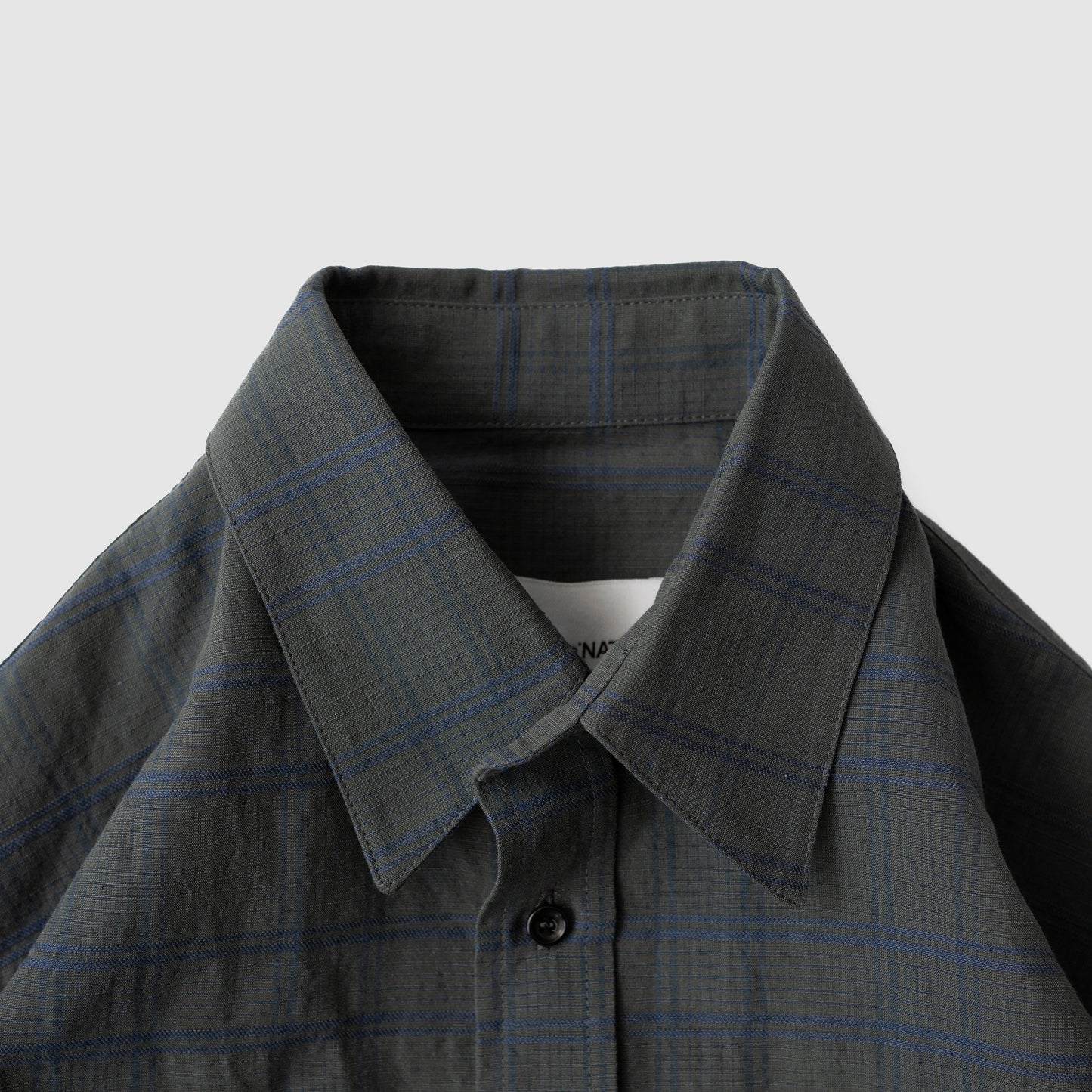 SAGE NATION / CHISHOLM SHIRT COTTON LINEN "BLACK"