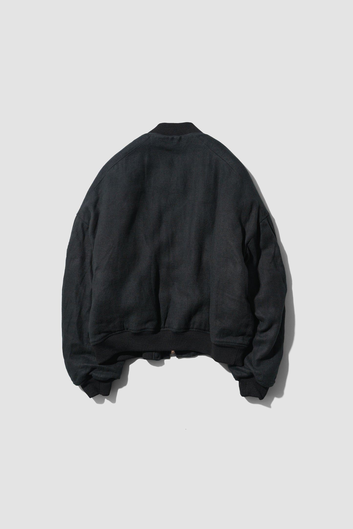 VUJA DÉ / Bale Cocoon Bomber in Linen Viera "BLACK"