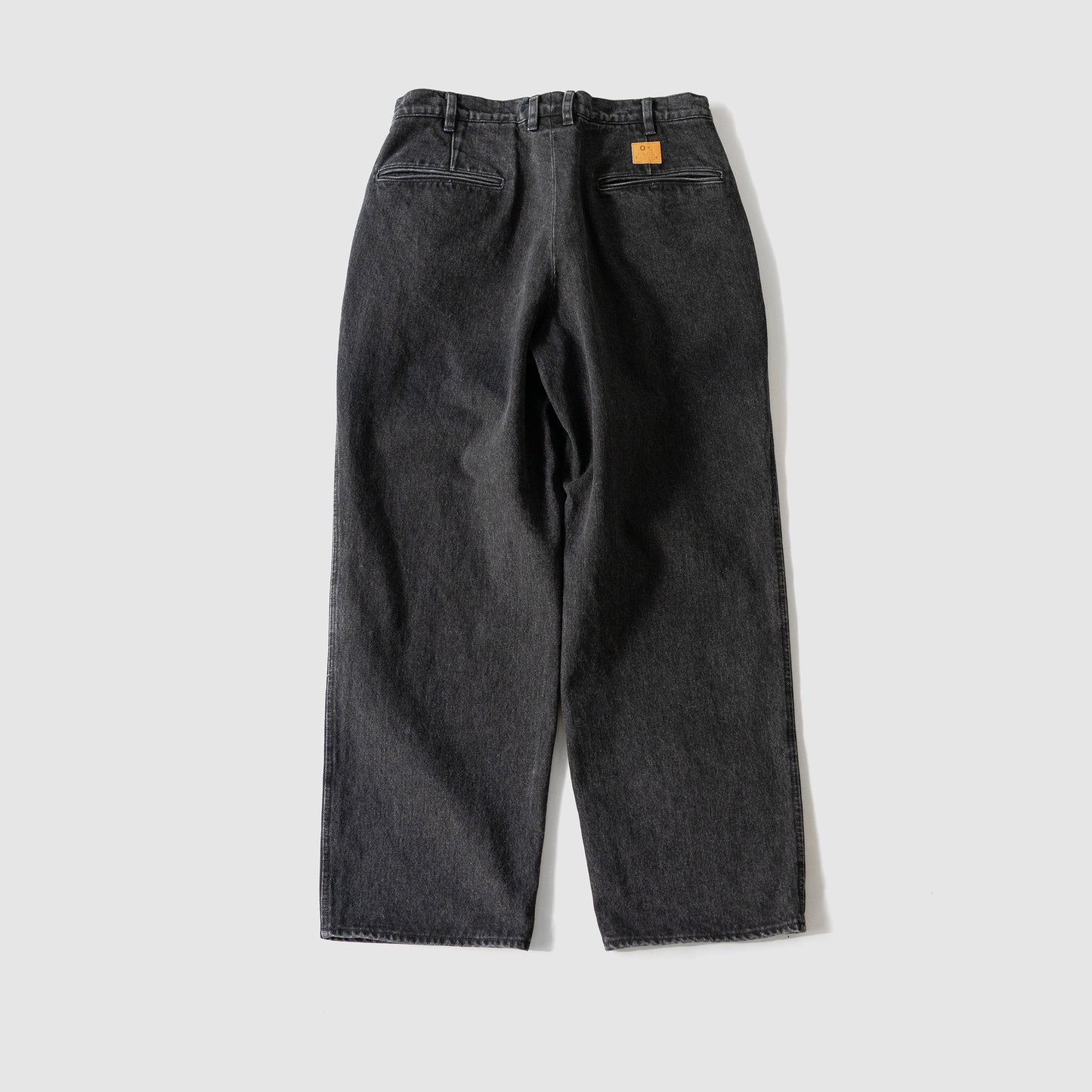 O- /  N.N.Z. DENIM TROUSERS W "Black -Stone Bio-"