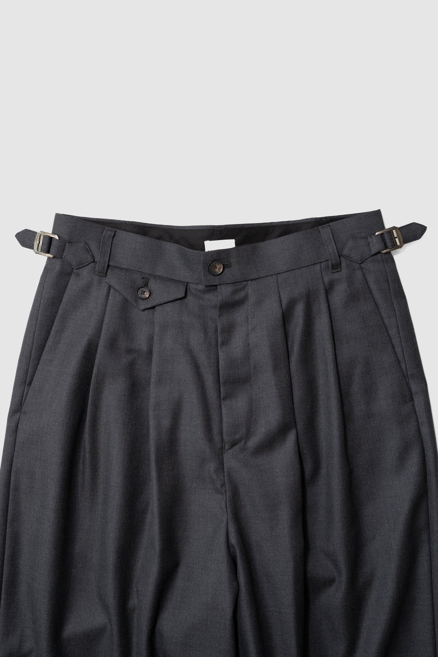SEEALL/ 80'S PANTS "CHARCOAL"