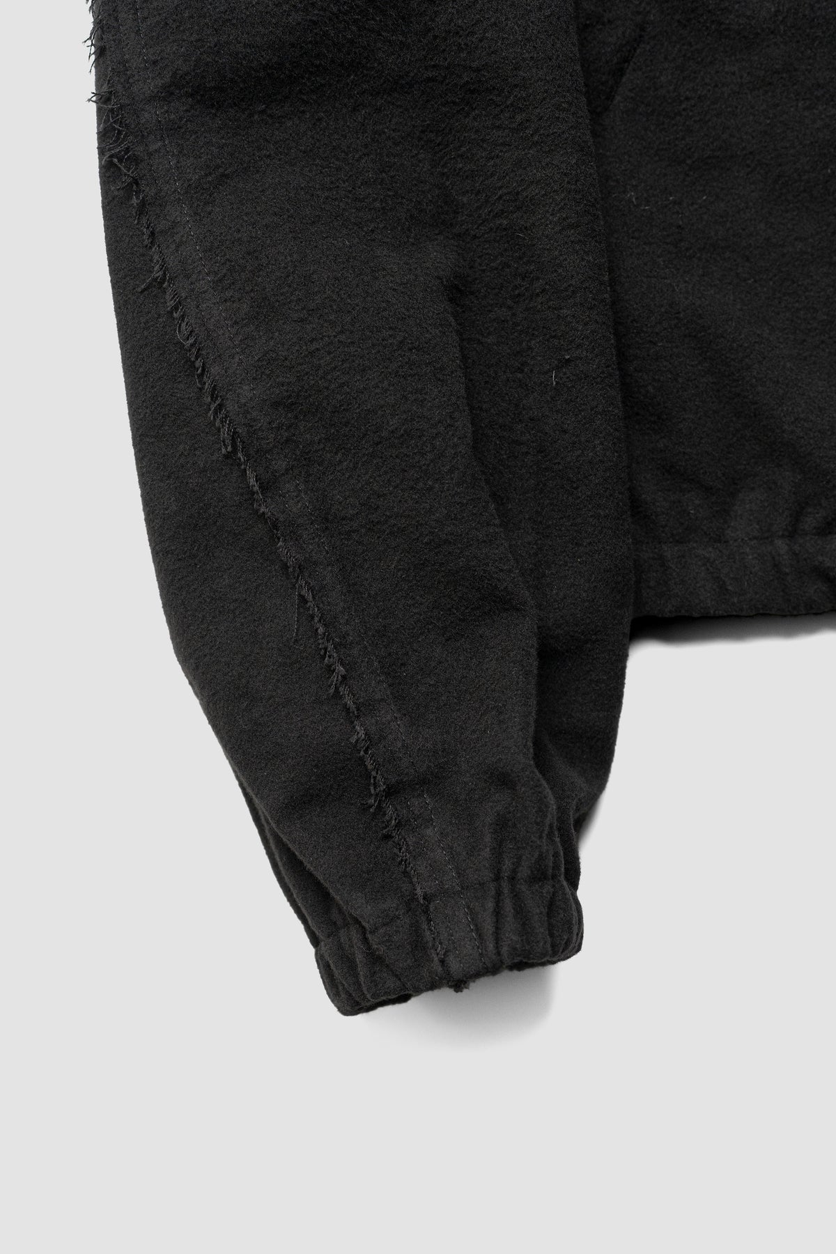BIBLIOTHERK /  MOLESKIN ZIP SHORT BULOUSON "BLACK"