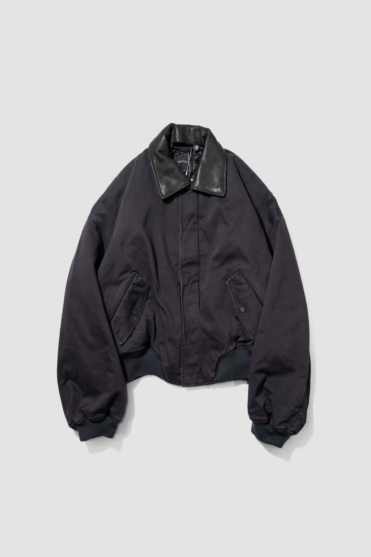 ROTOL/ Sulfur Dye Twill Work Blouson "BLACK"
