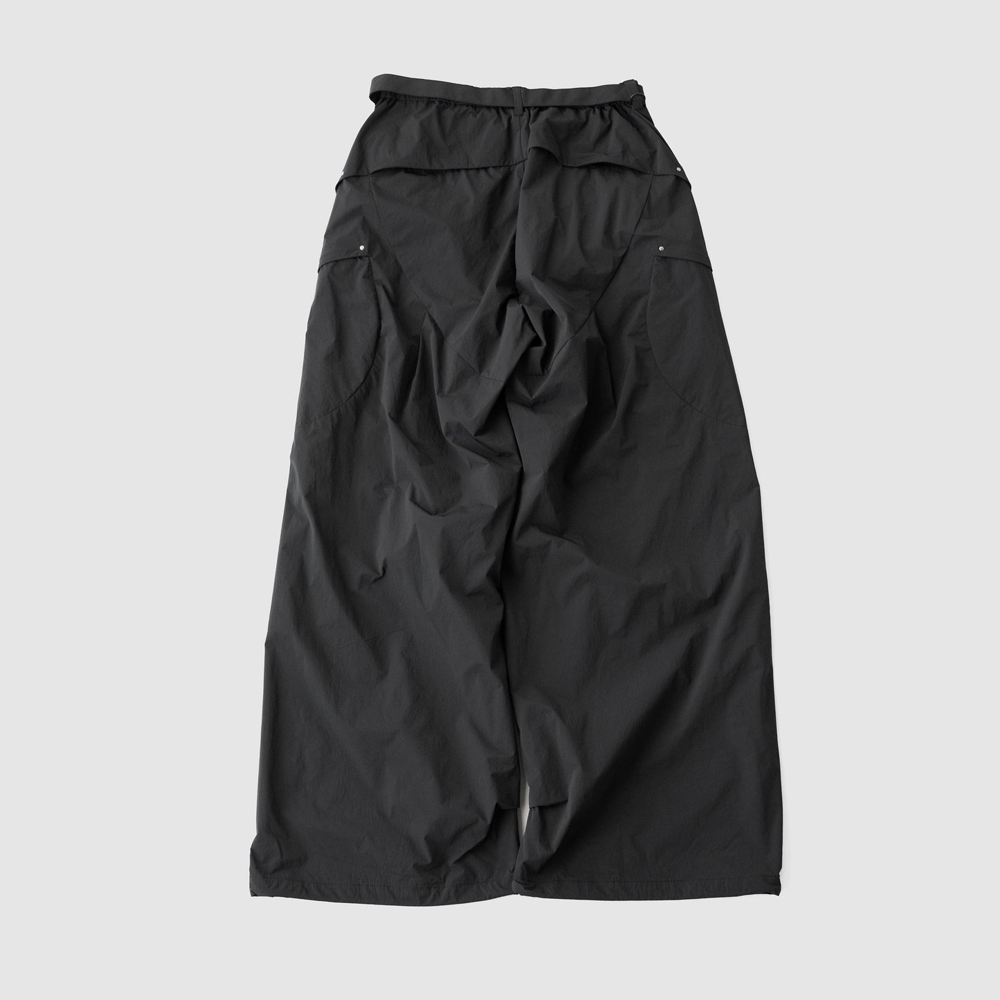 F/CE. /  COMPACTION PARACHUTE WIDE PANTS "Black"