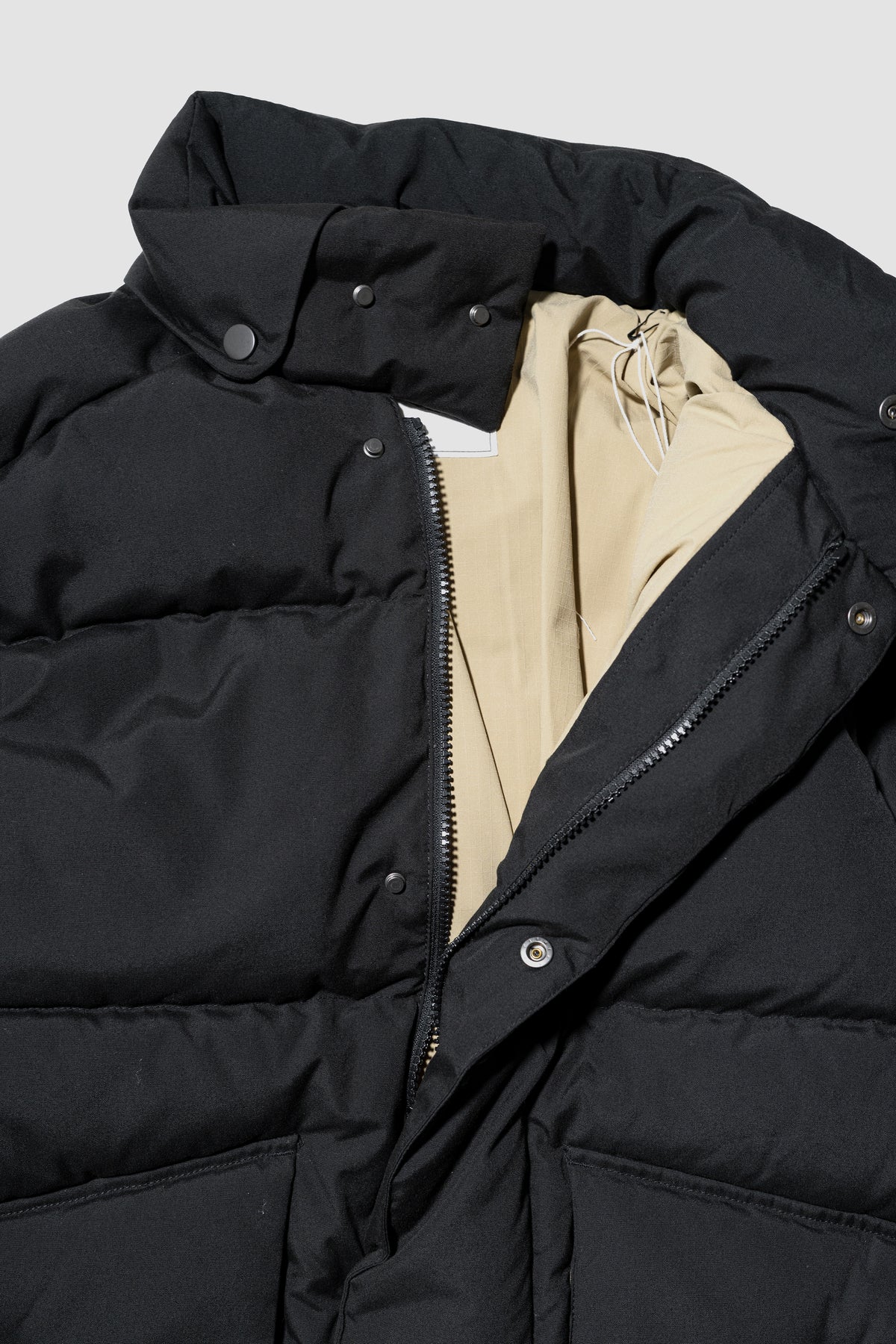 ANCELLM / AGING DOWN JACKET "BLACK"