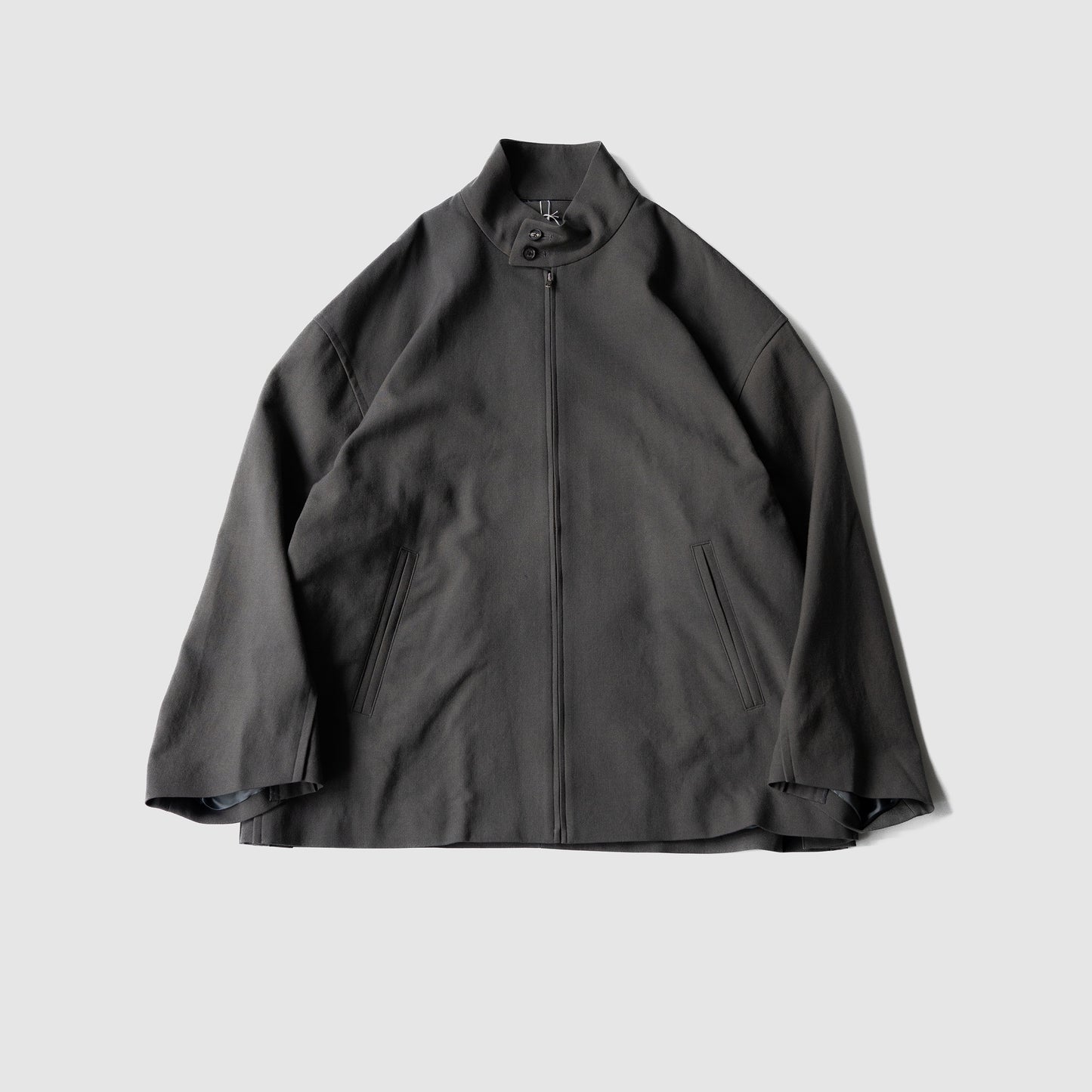 Blanc YM/ Wool surge harrington JKT "Gray"