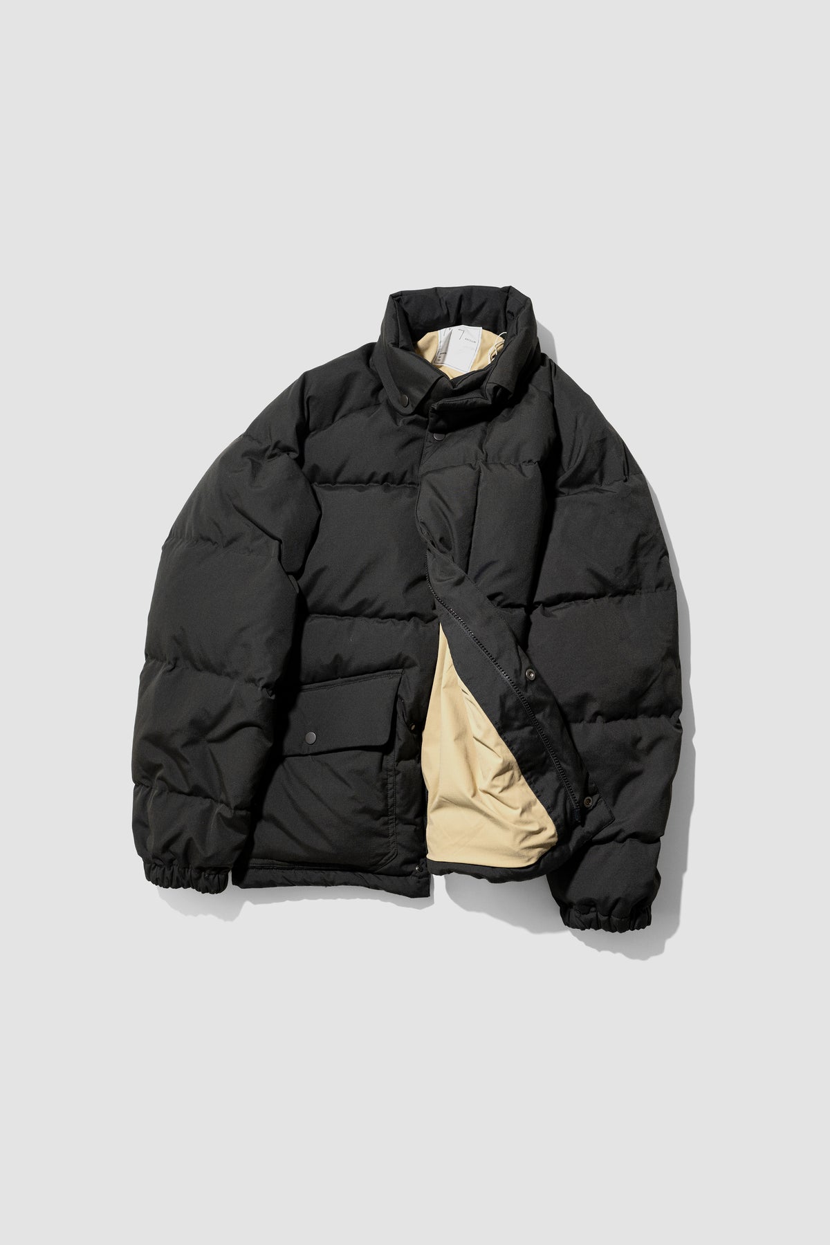 ANCELLM / AGING DOWN JACKET "BLACK"