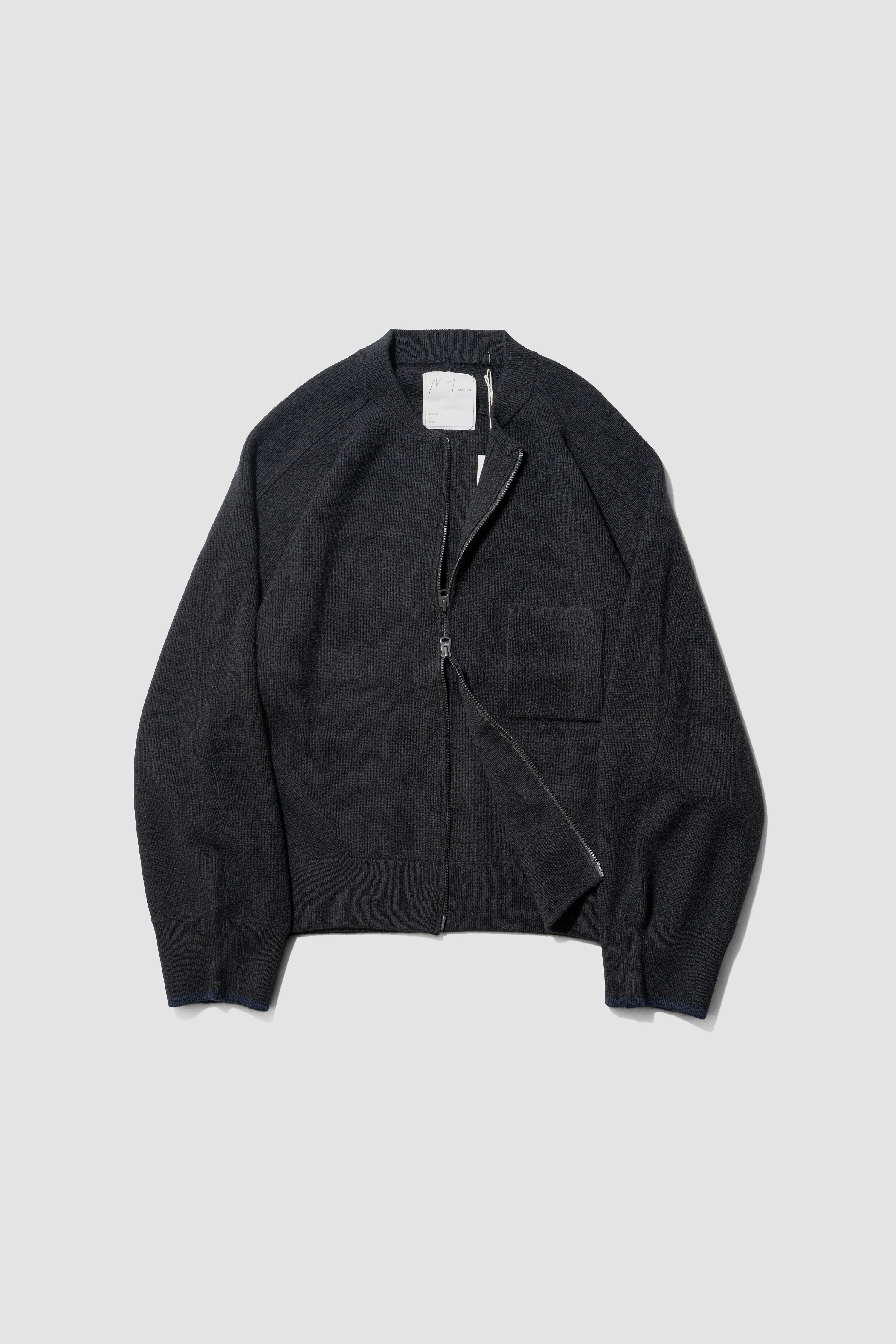 ANCELLM(アンセルム) / FULL ZIPPED KNIT CARDIGAN ANCELLM(アンセルム) / FULL ZIPPED KNIT CARDIGAN