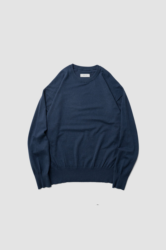 Afiit / COTTON CASHMERE LS  "B.GRAY"