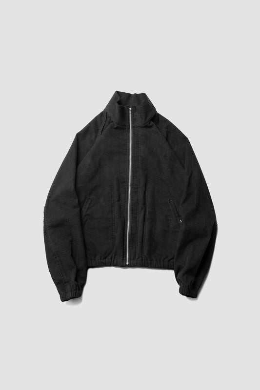 BIBLIOTHERK /  MOLESKIN ZIP SHORT BULOUSON "BLACK"