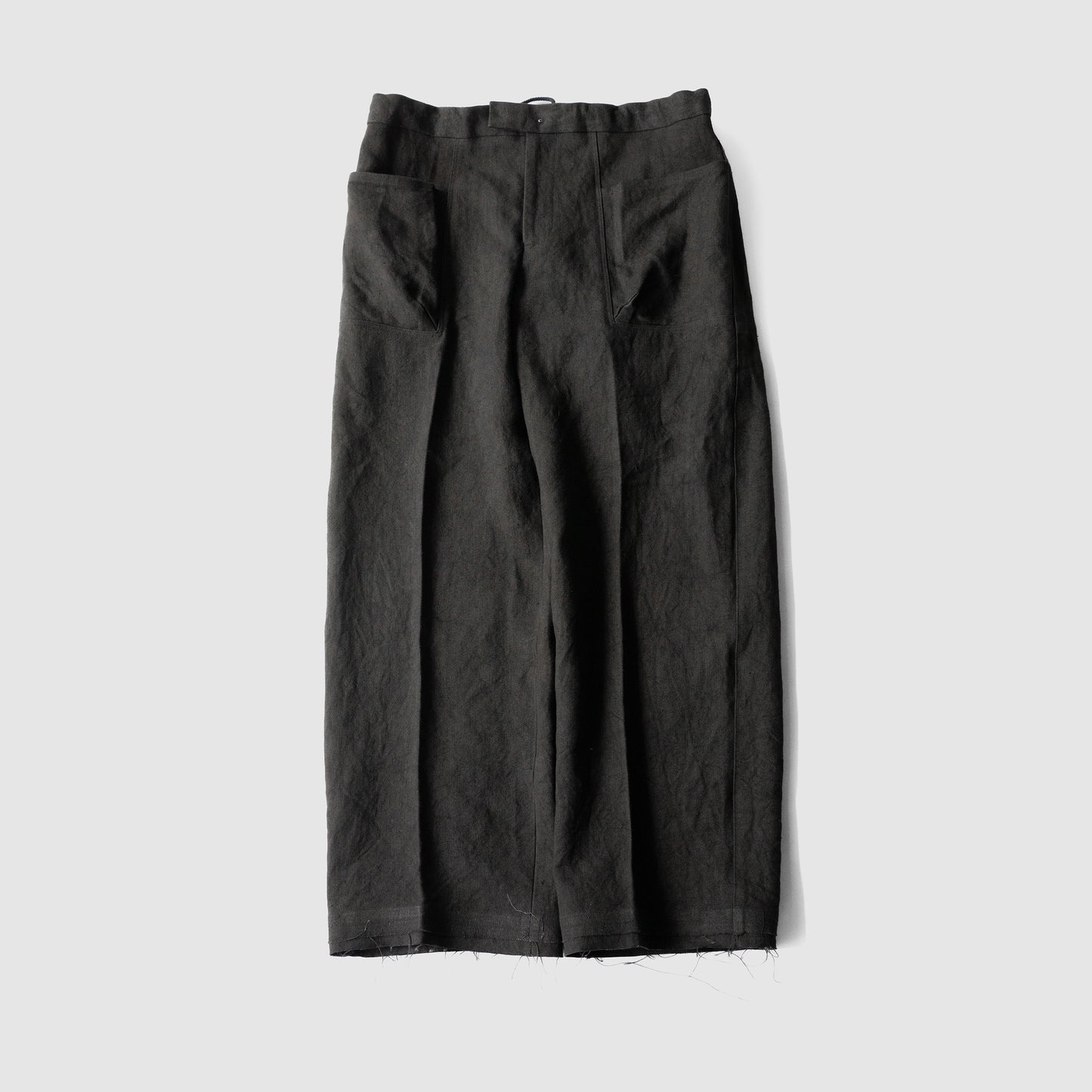 BIBLIOTHERK /  WIDE TROUSERS "BLACK"