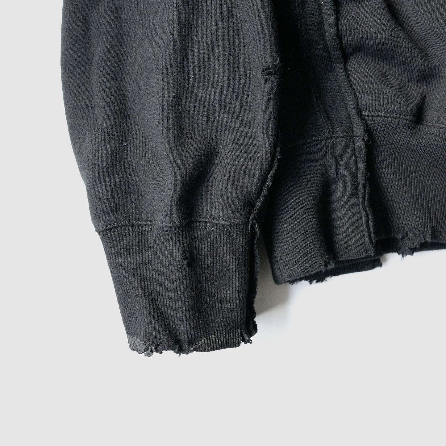 ssstein/ OVERSIZED RECONSTRUCTION SWEAT LS "BLACK"