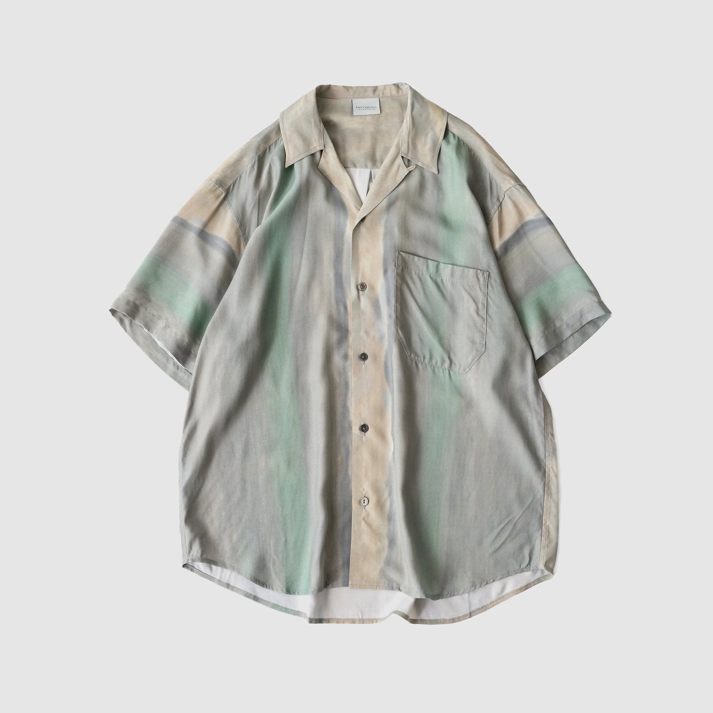 ENCOMING/ MARUQUE SHIRT "GREY/GREEN"