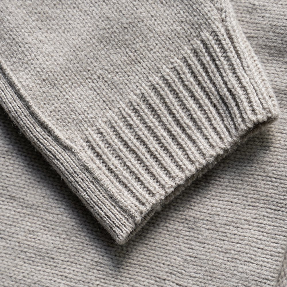 YOKE/ -exclusive- OVERSIZED CASHMERE CARDIGAN "GREIGE"