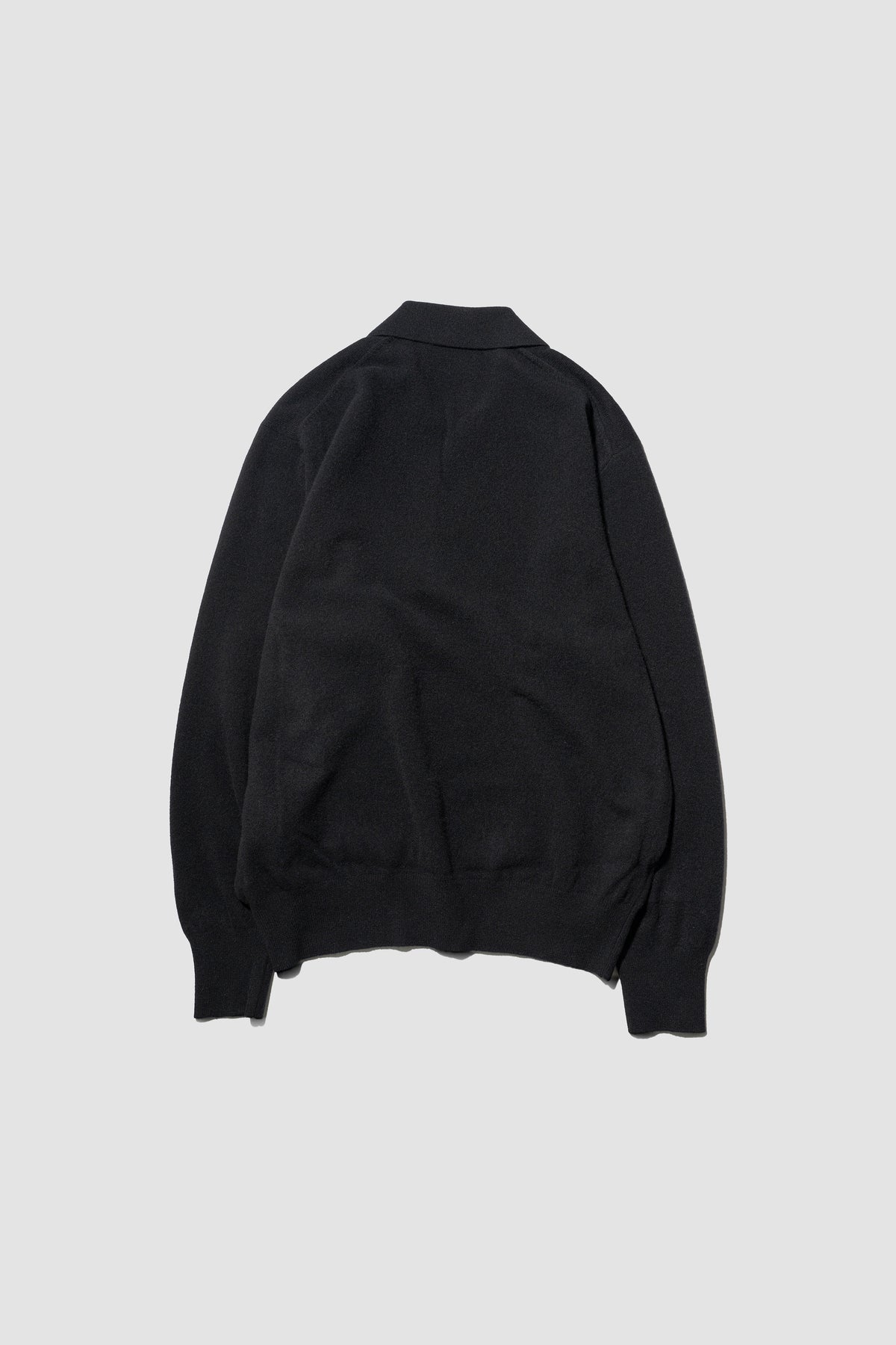 ssstein/ EXTRA FINE WOOL KNIT SKIPPER "BLACK"