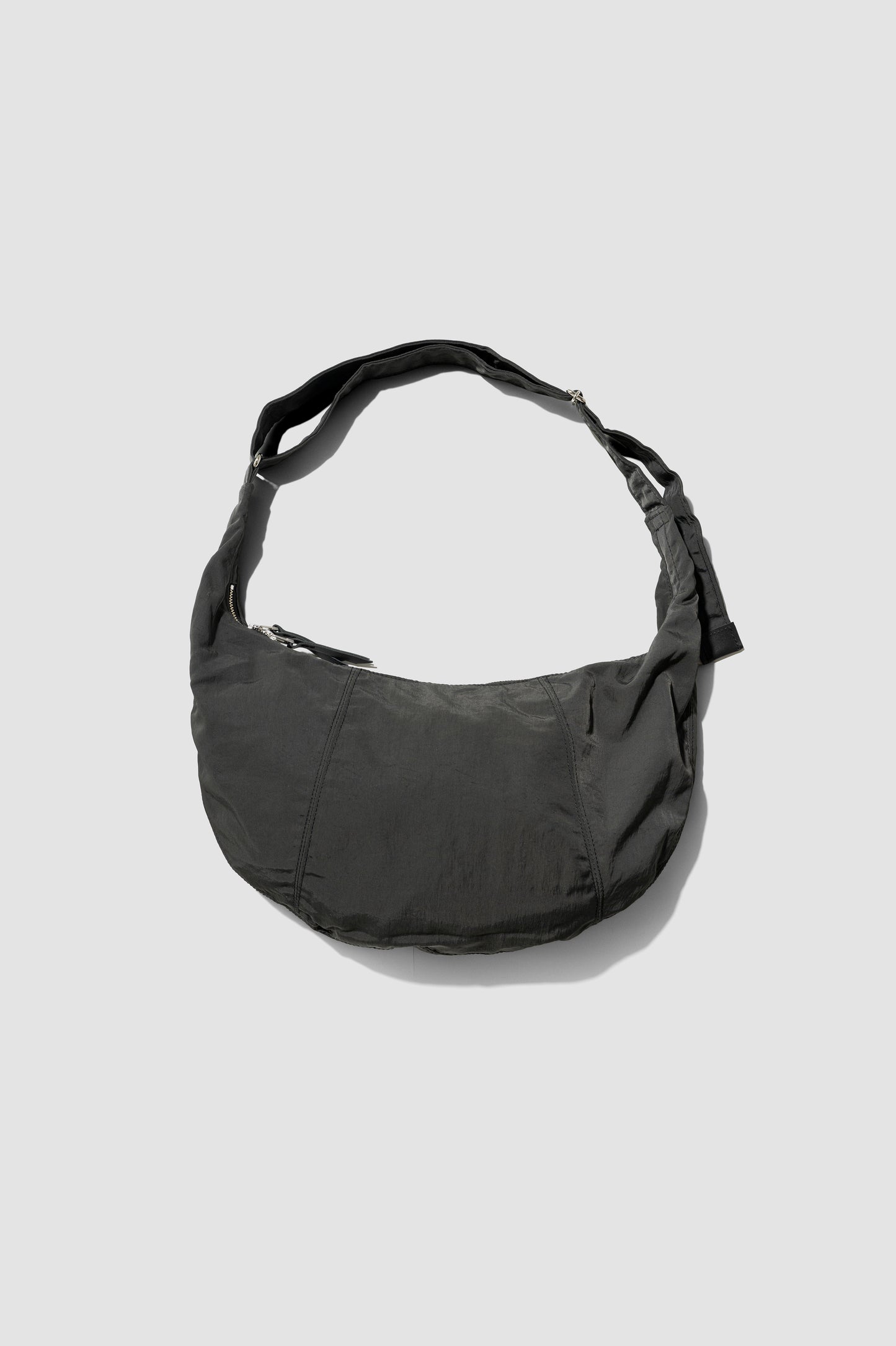YOKE/ Nylon Circle Shoulder Bag "BLACK"
