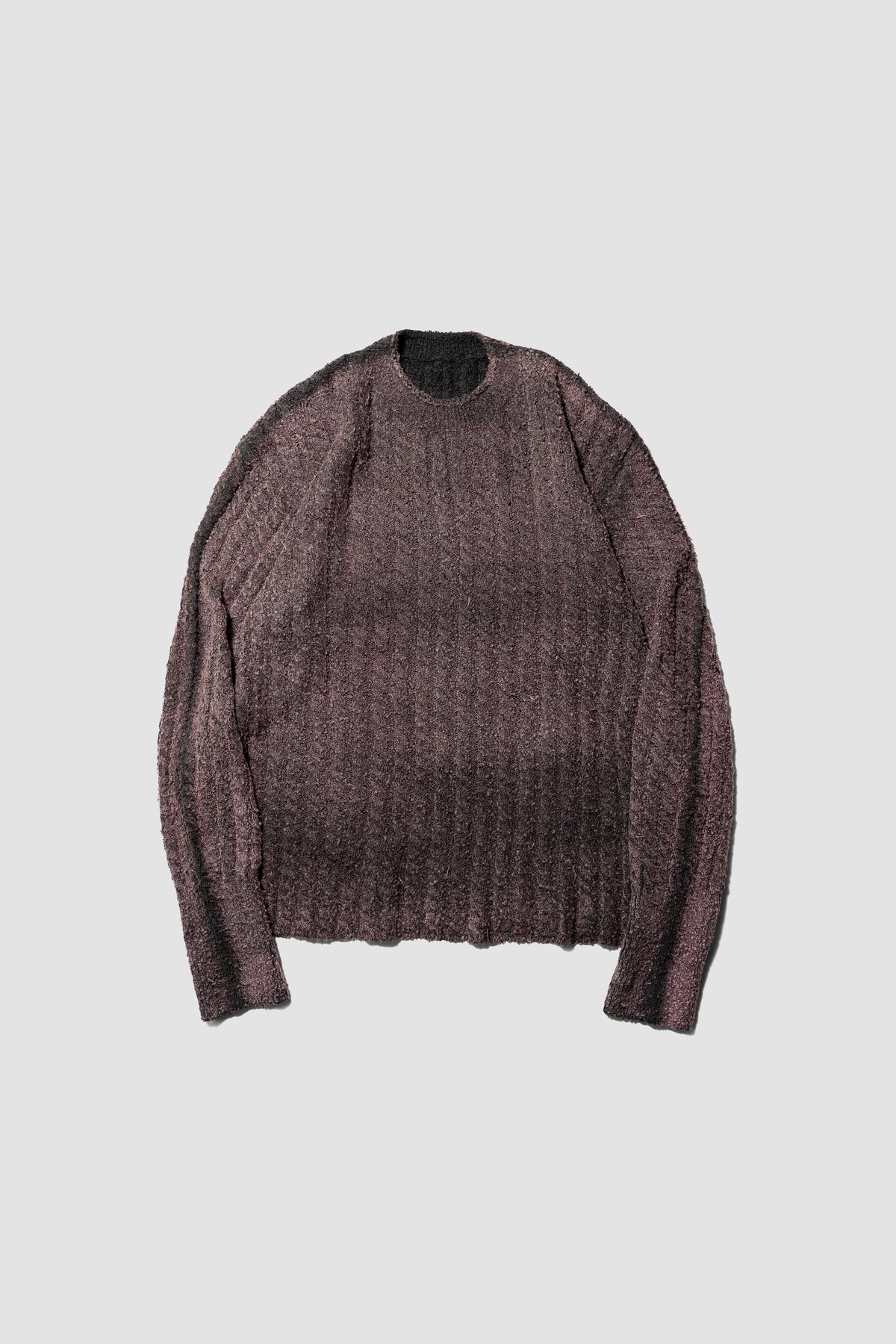 Kota Gushiken/ Bleach & Dye Cable Knit "Pink"