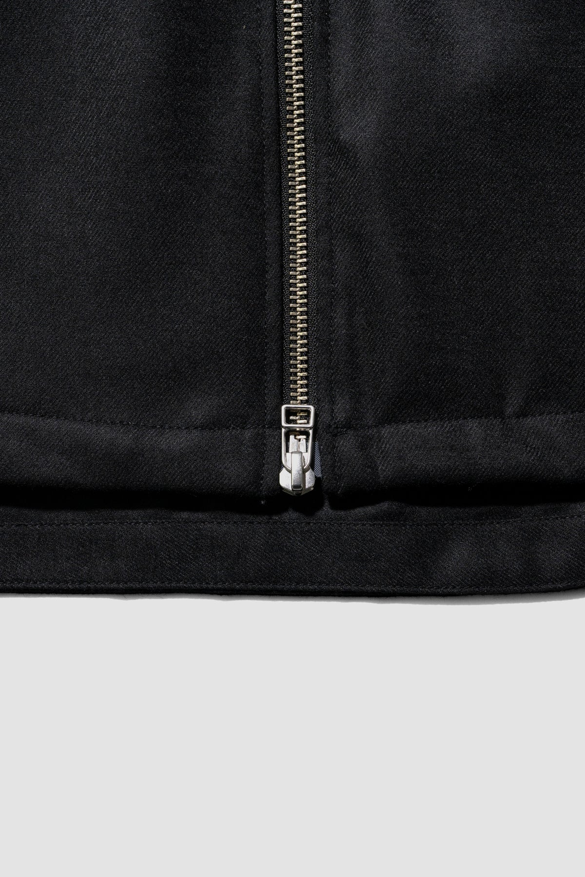 Afiit / WOOL ZIP SHIRT   "BLACK"