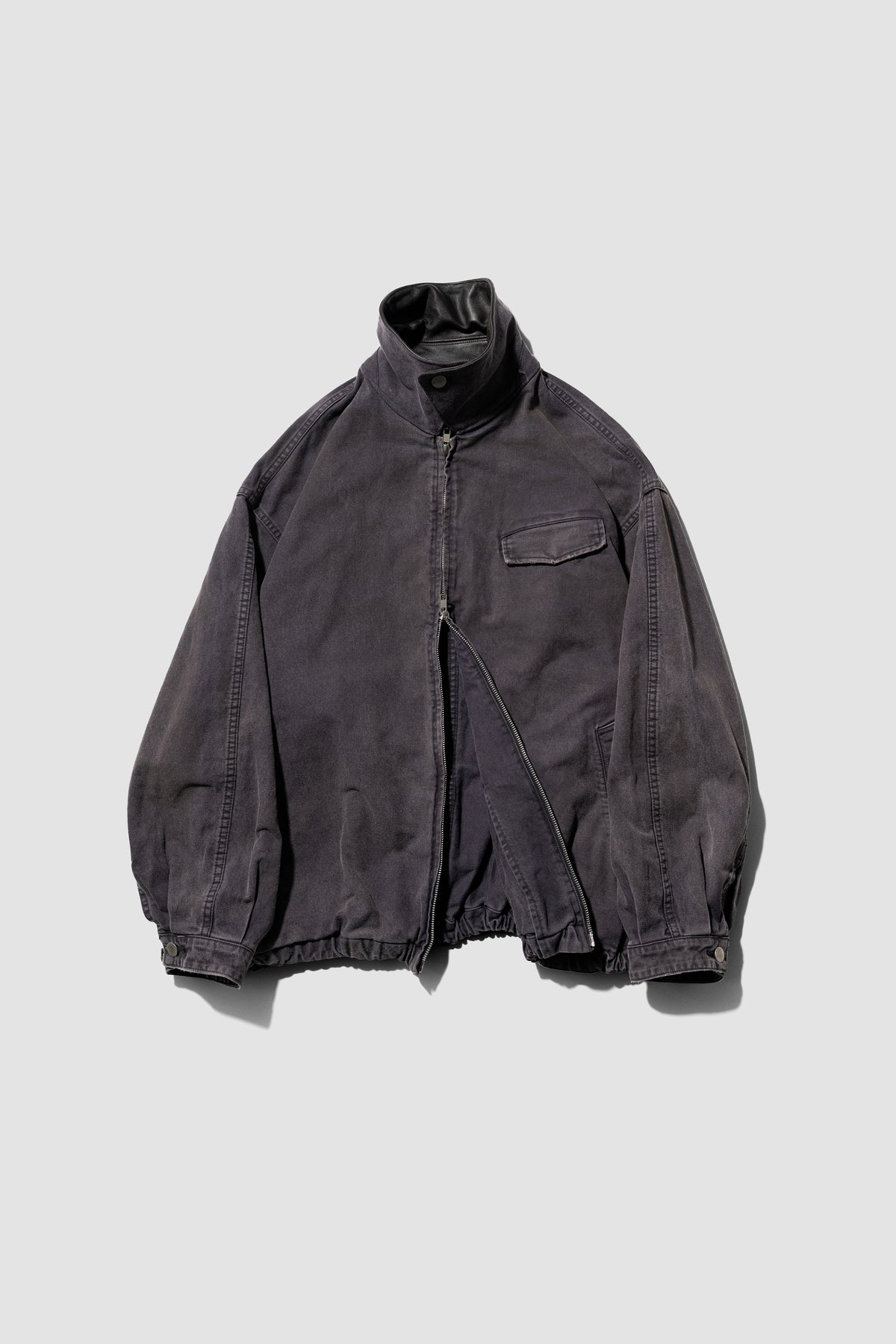 ssstein/ SULFUR DYED WHIPCORD VINTAGE JACKET "BLACK"